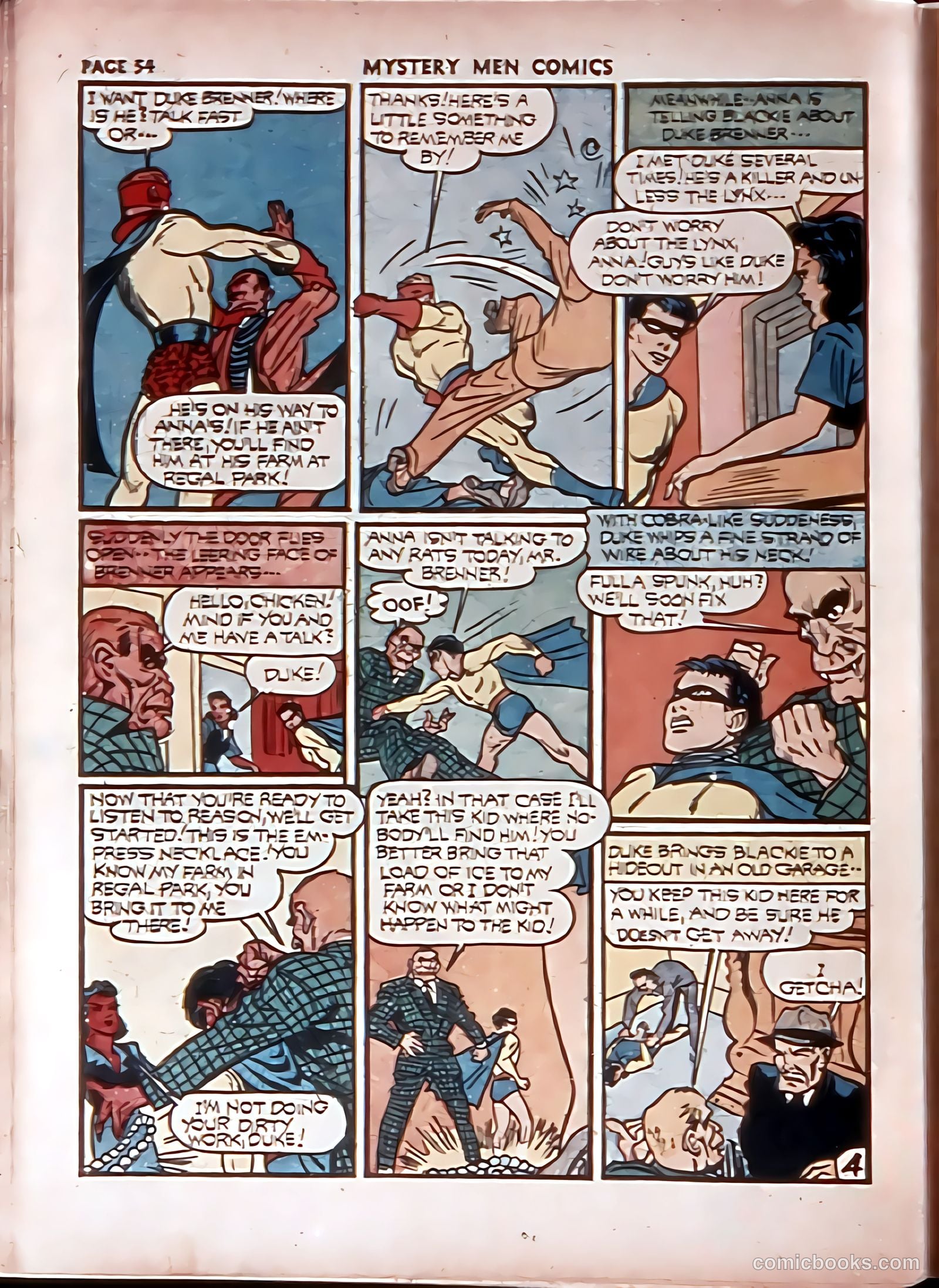 Mystery Men Comics #28 (1941) — page 55 of 67
