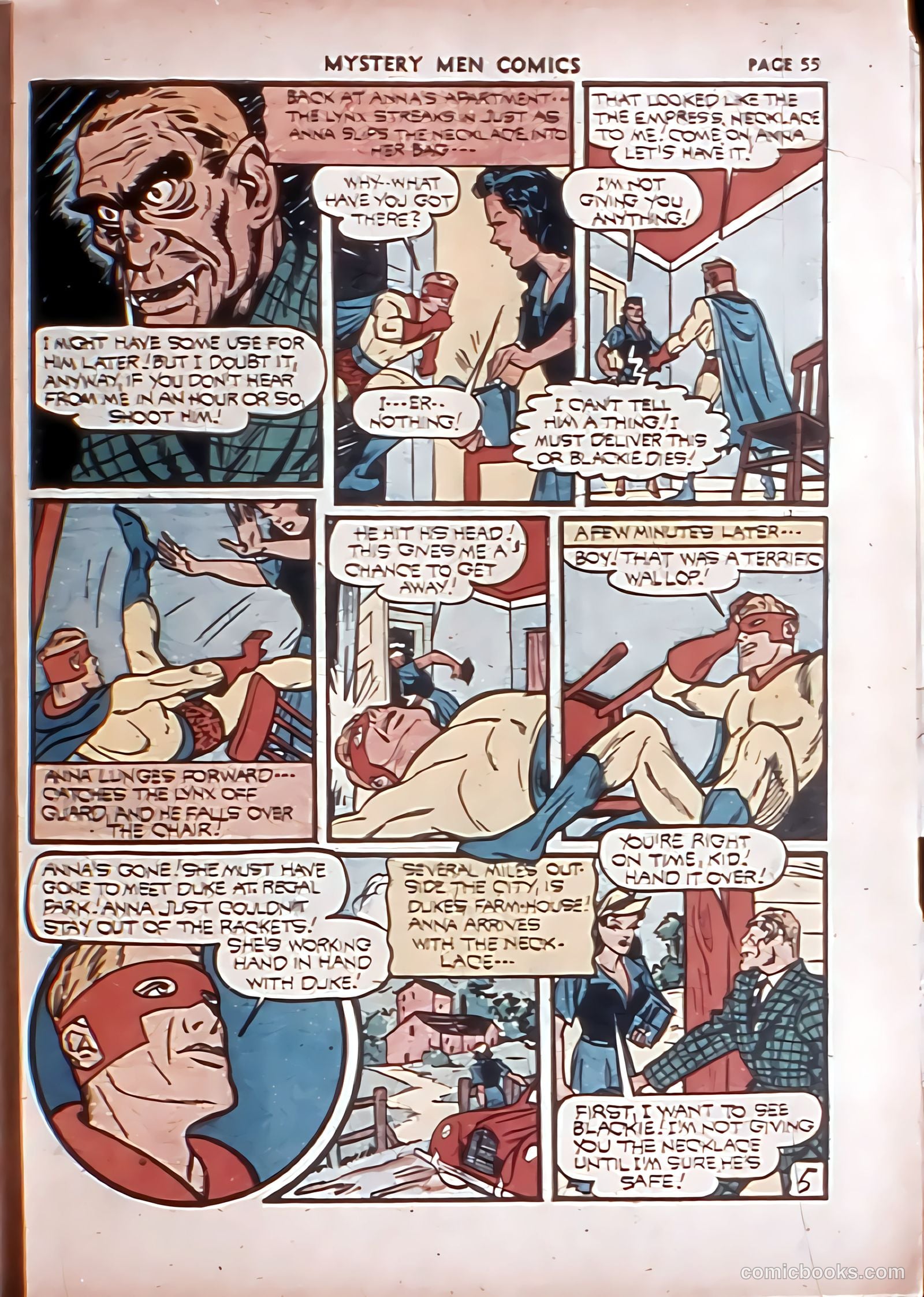 Mystery Men Comics #28 (1941) — page 56 of 67