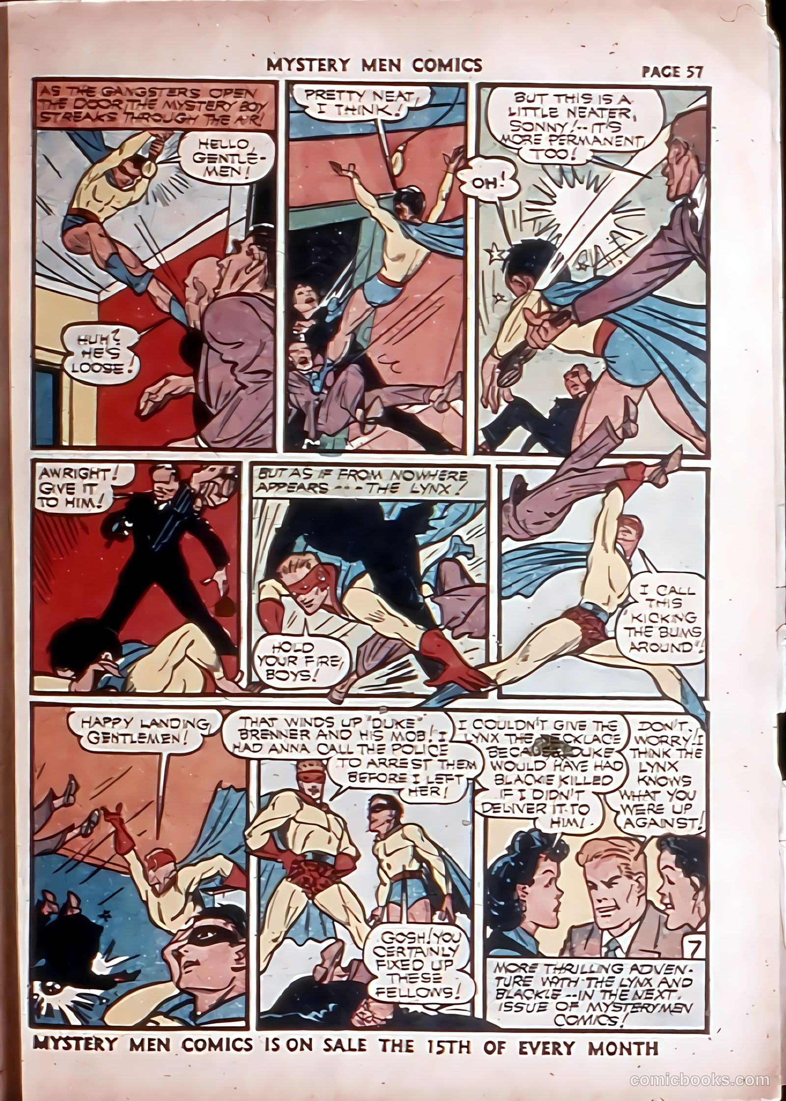 Mystery Men Comics #28 (1941) — page 58 of 67