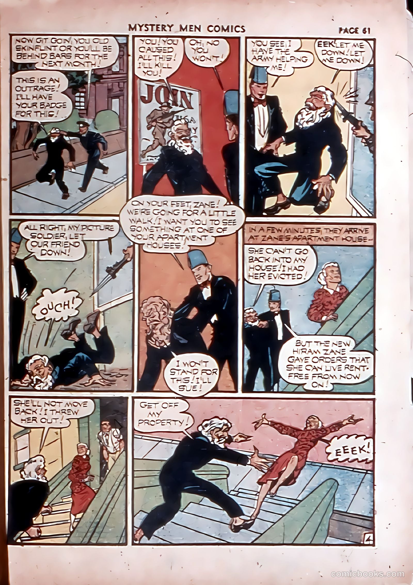 Mystery Men Comics #28 (1941) — page 62 of 67