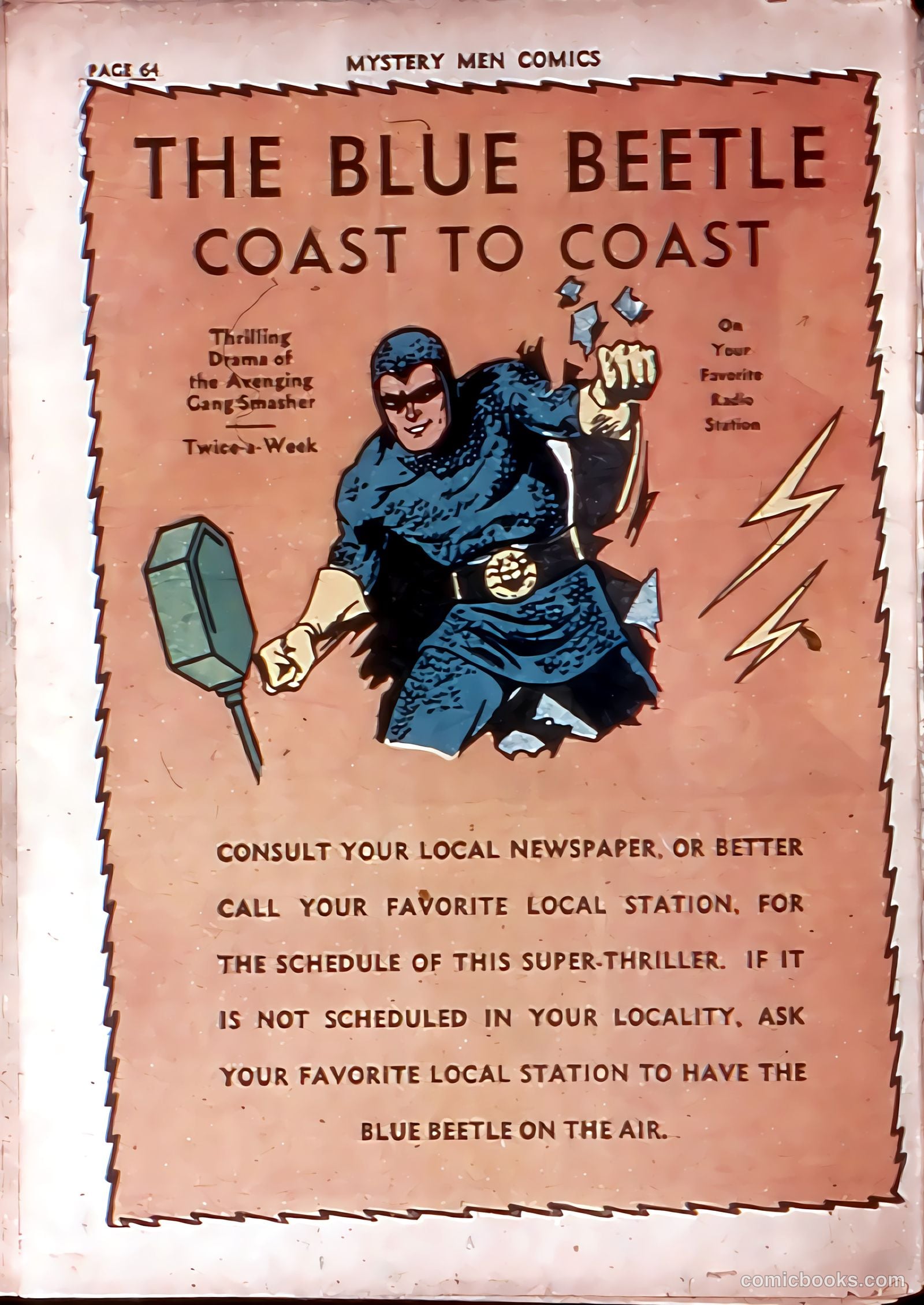 Mystery Men Comics #28 (1941) — page 65 of 67