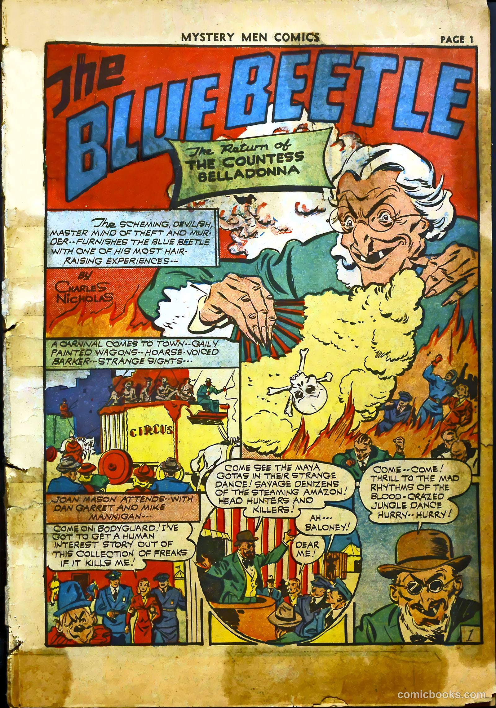Mystery Men Comics #29 (1941) — page 3 of 67