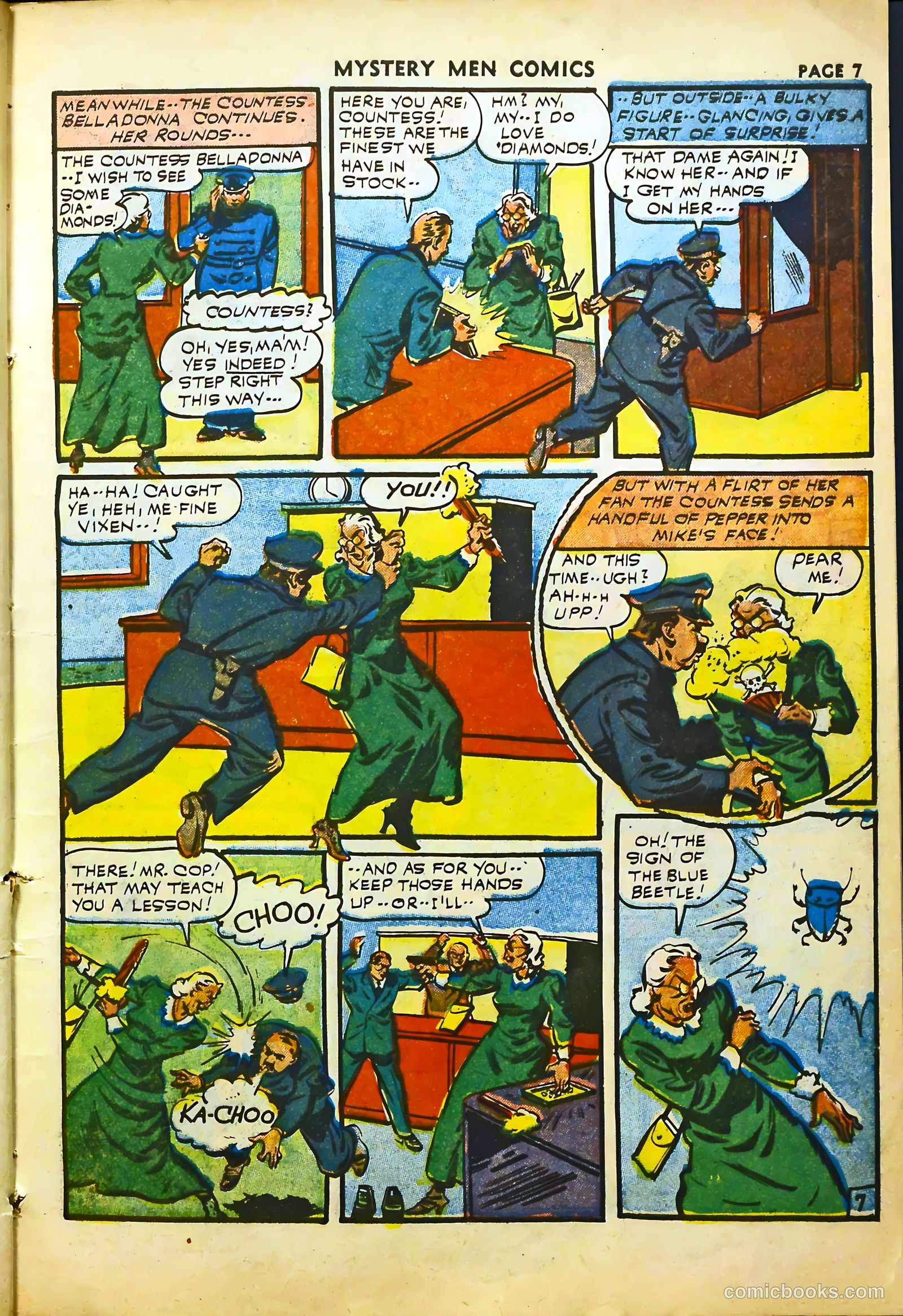 Mystery Men Comics #29 (1941) — page 9 of 67