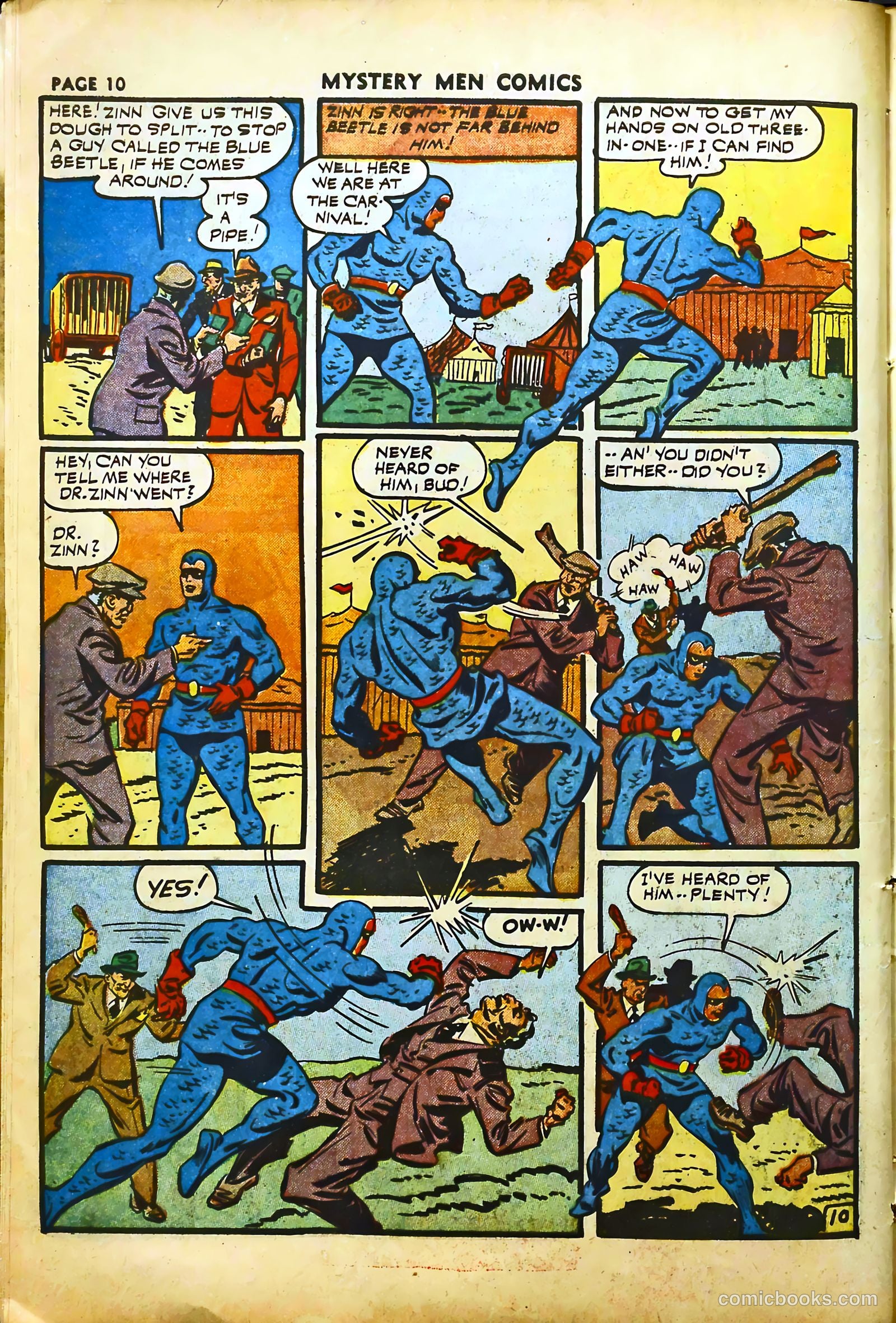 Mystery Men Comics #29 (1941) — page 12 of 67