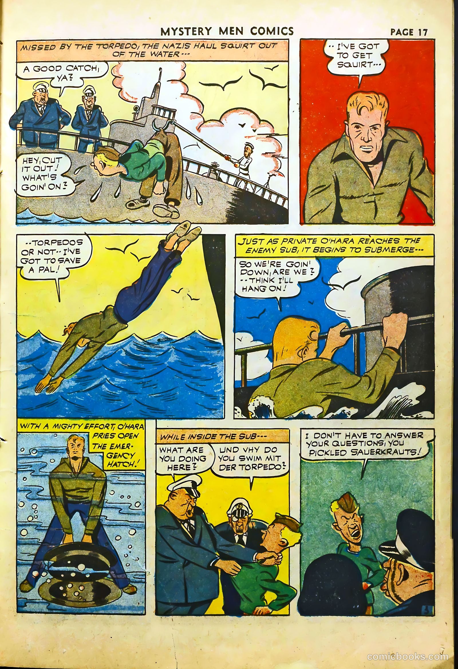 Mystery Men Comics #29 (1941) — page 19 of 67