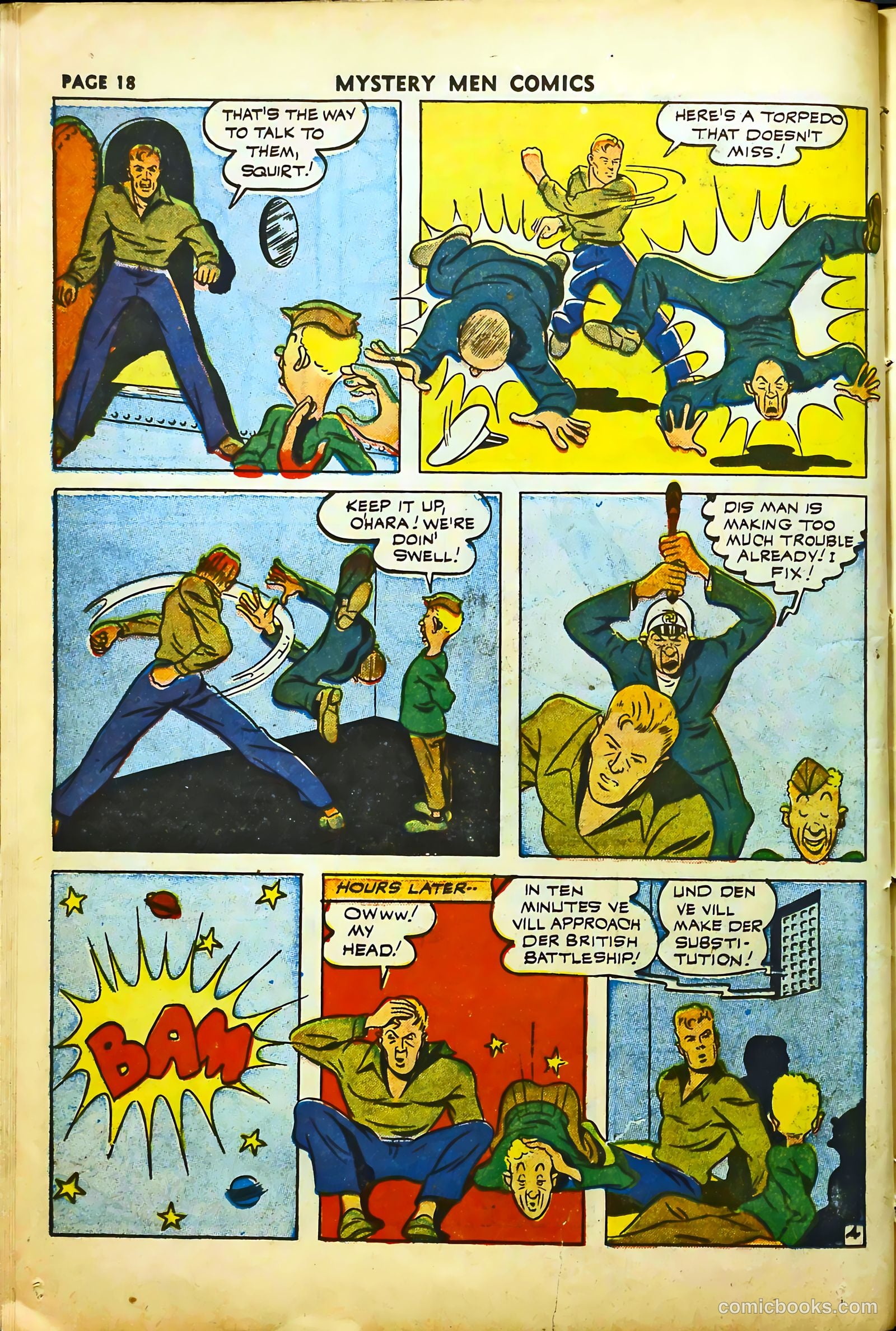 Mystery Men Comics #29 (1941) — page 20 of 67