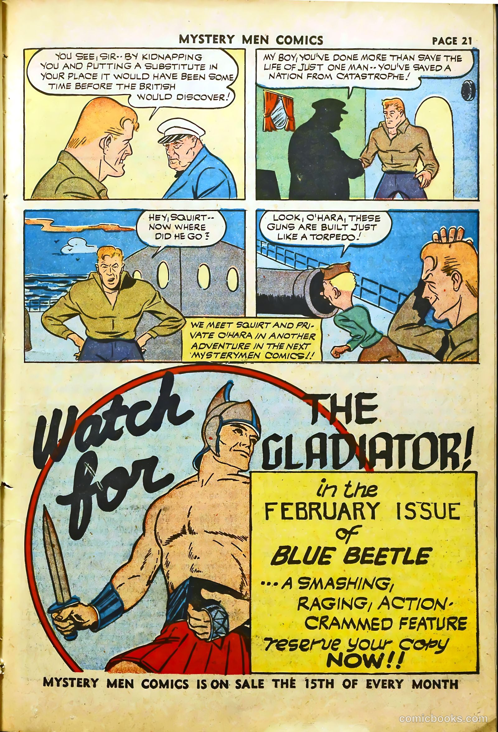 Mystery Men Comics #29 (1941) — page 23 of 67