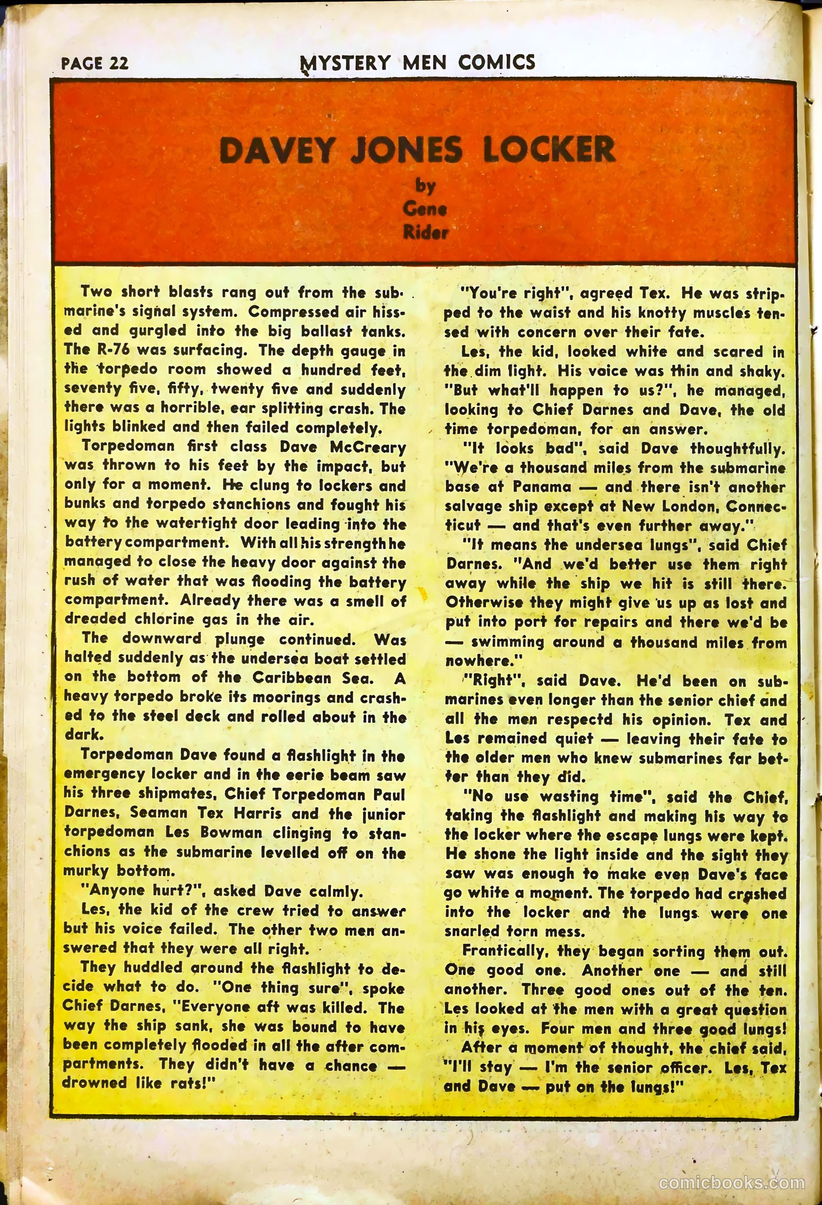 Mystery Men Comics #29 (1941) — page 24 of 67