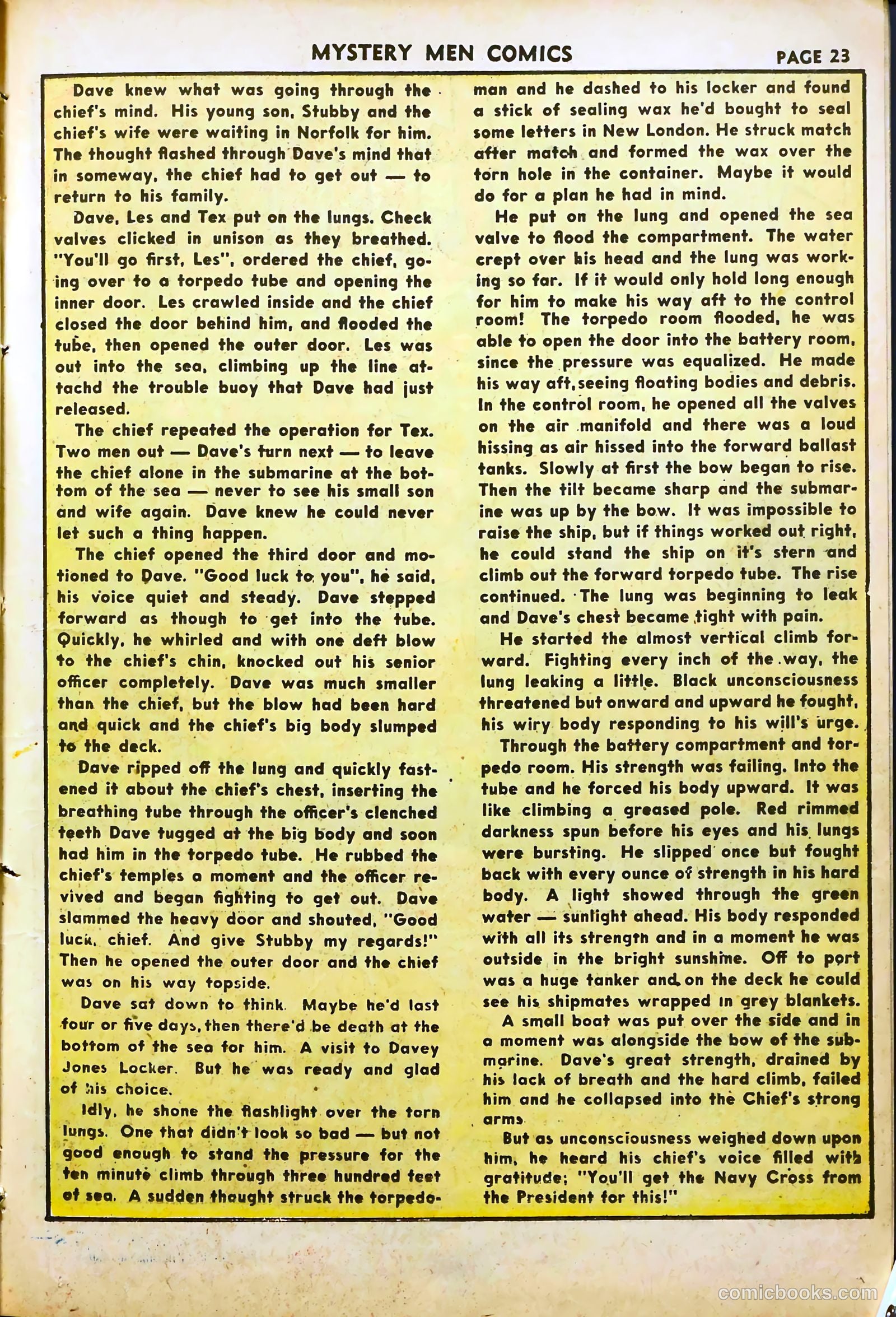 Mystery Men Comics #29 (1941) — page 25 of 67