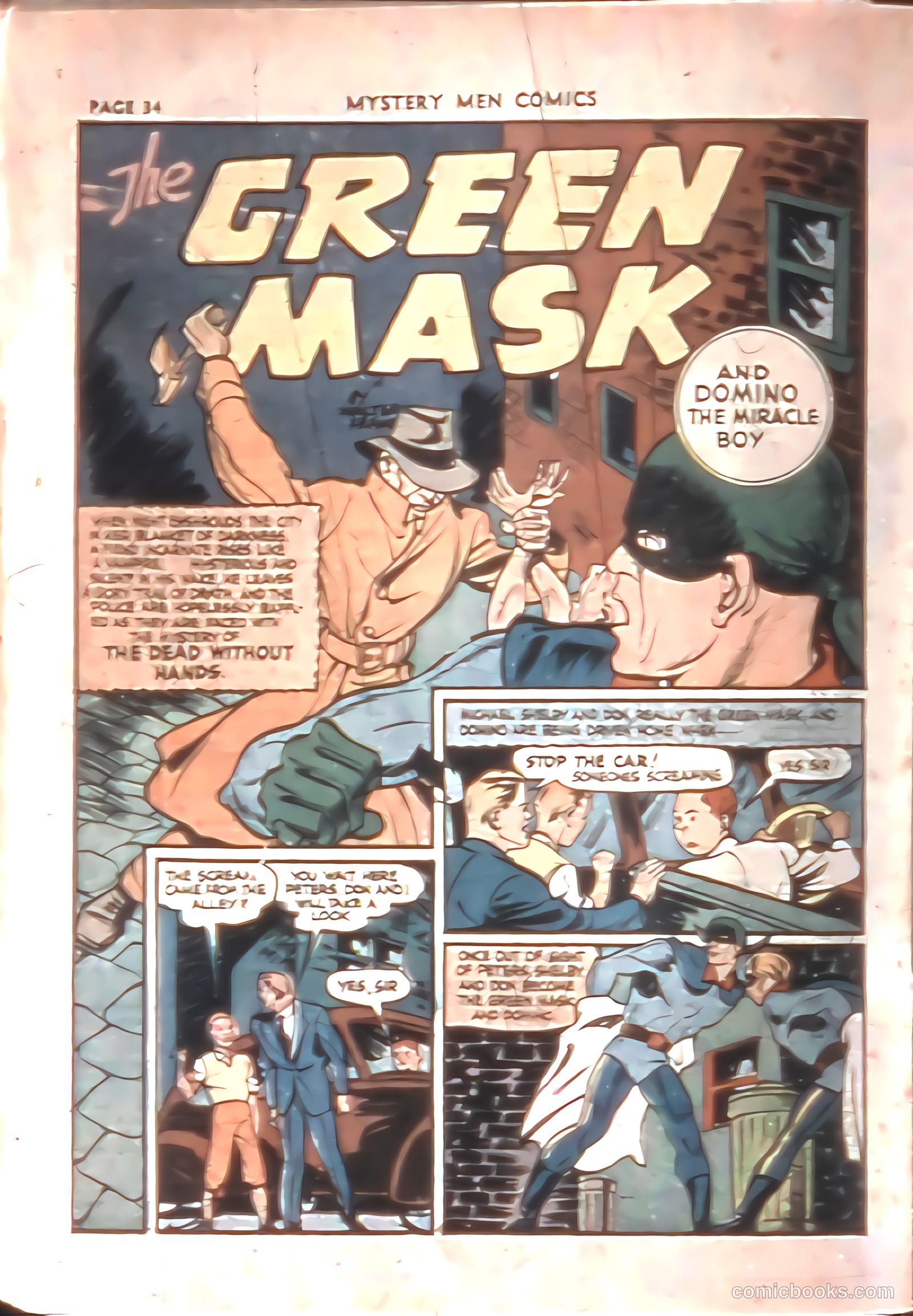 Mystery Men Comics #29 (1941) — page 35 of 67