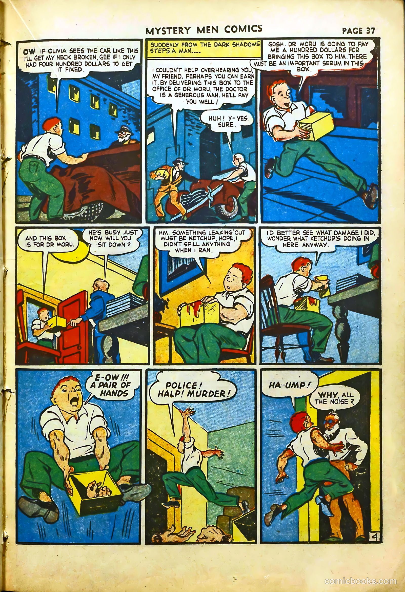 Mystery Men Comics #29 (1941) — page 38 of 67