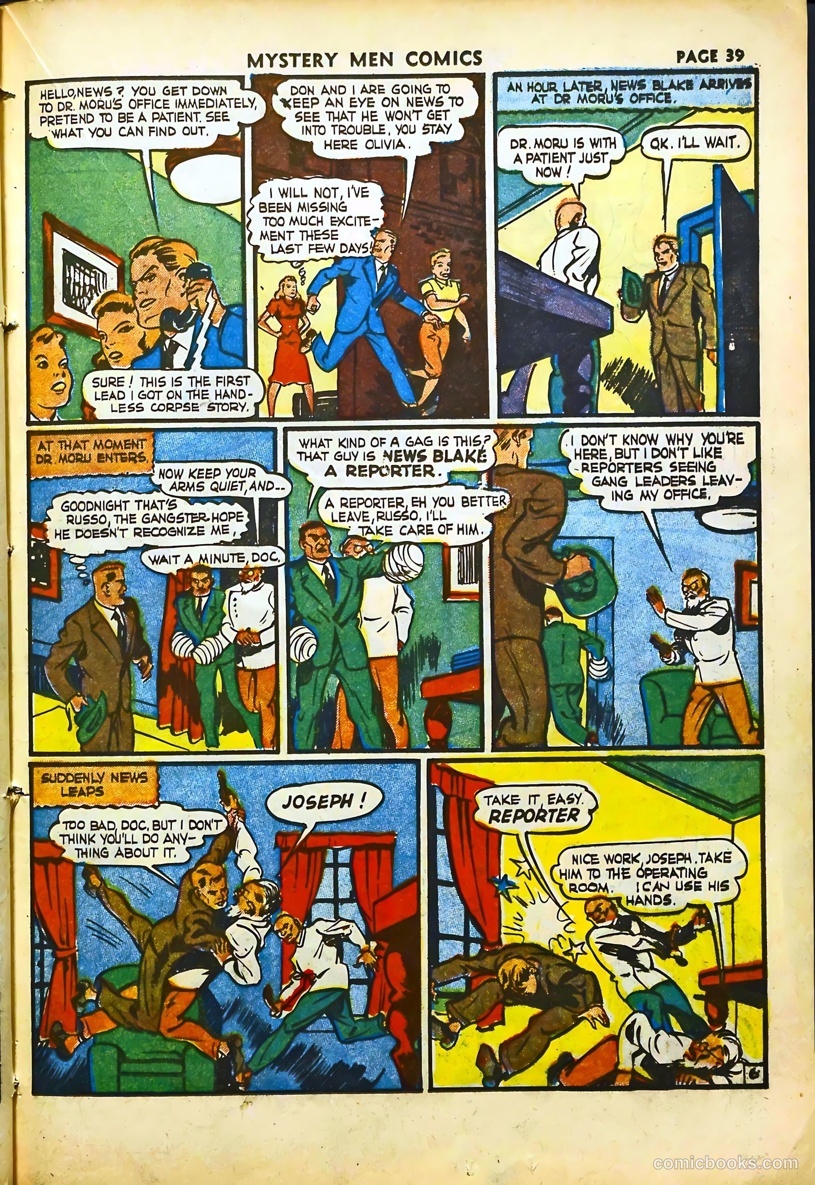 Mystery Men Comics #29 (1941) — page 40 of 67