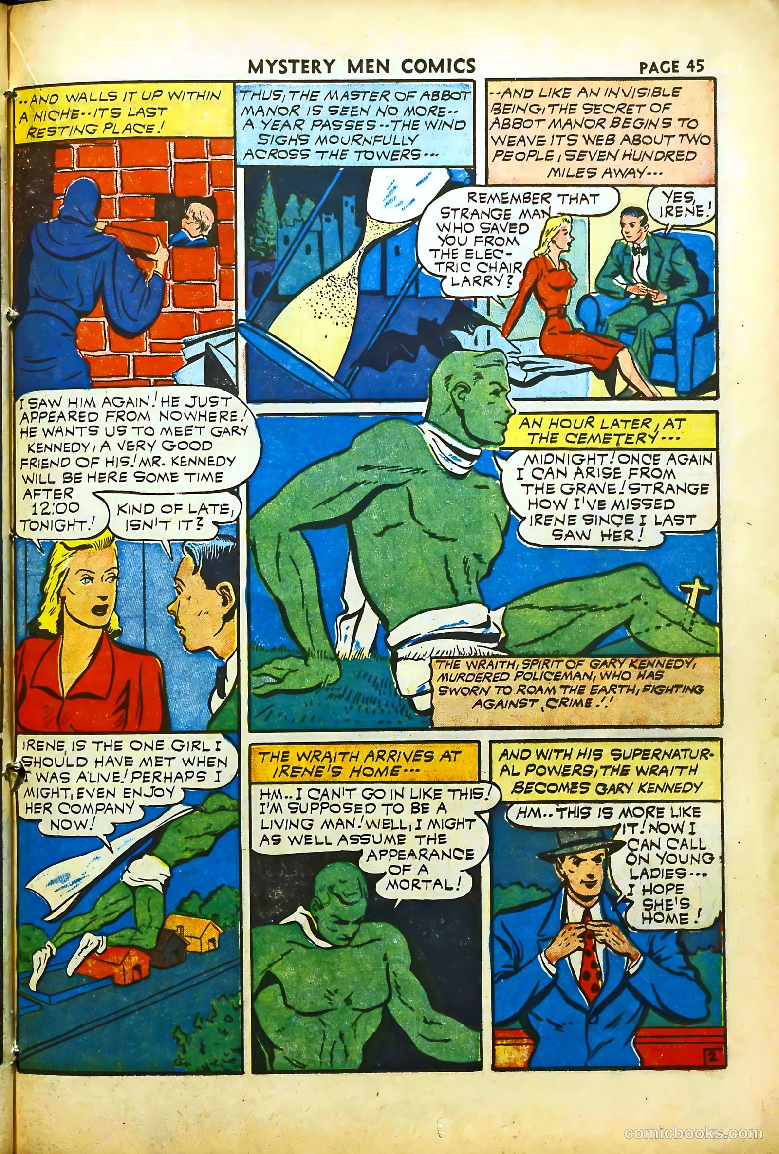 Mystery Men Comics #29 (1941) — page 46 of 67