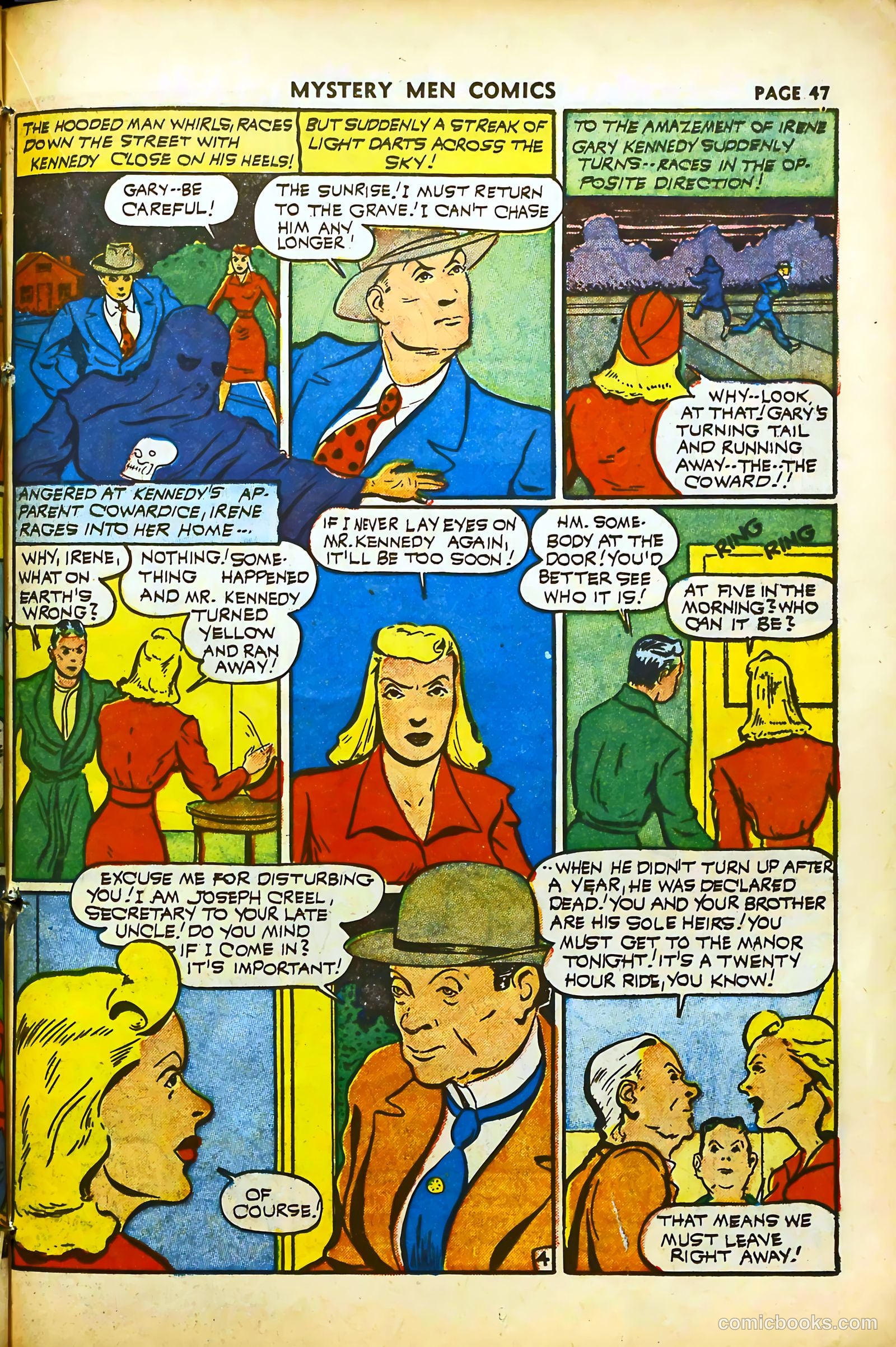 Mystery Men Comics #29 (1941) — page 48 of 67