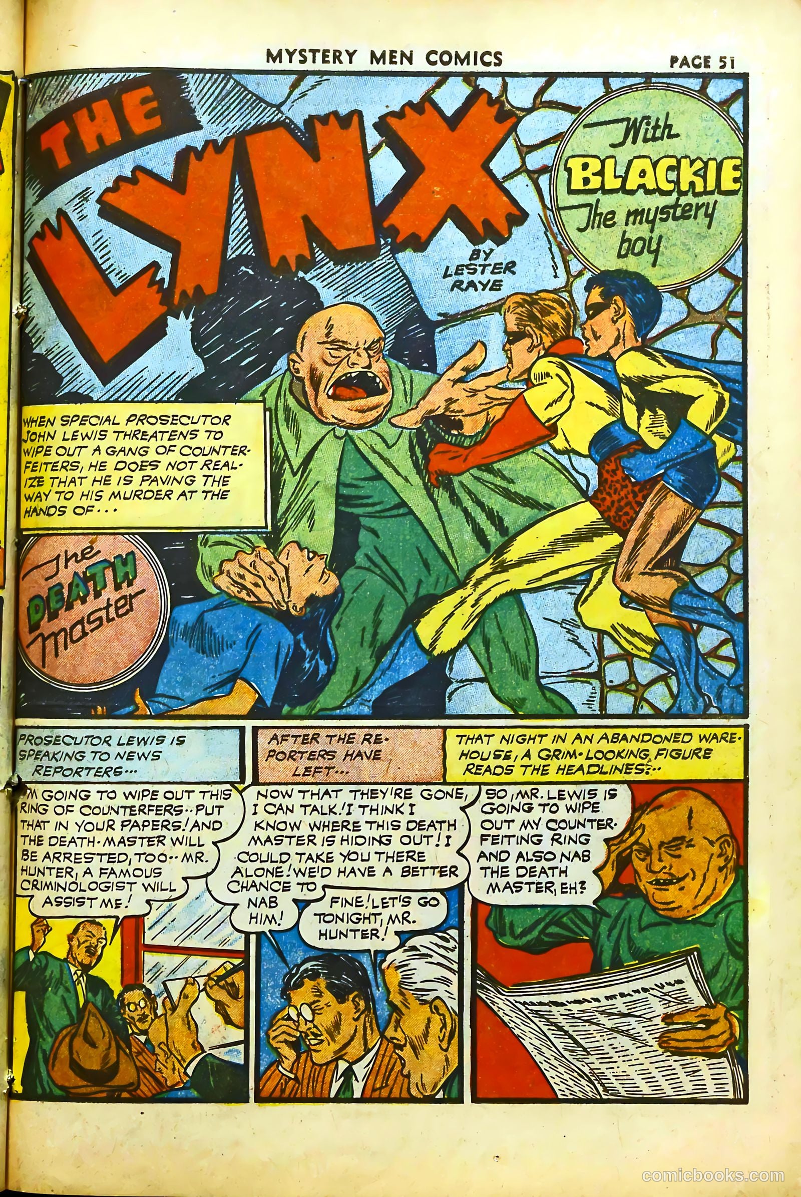 Mystery Men Comics #29 (1941) — page 52 of 67