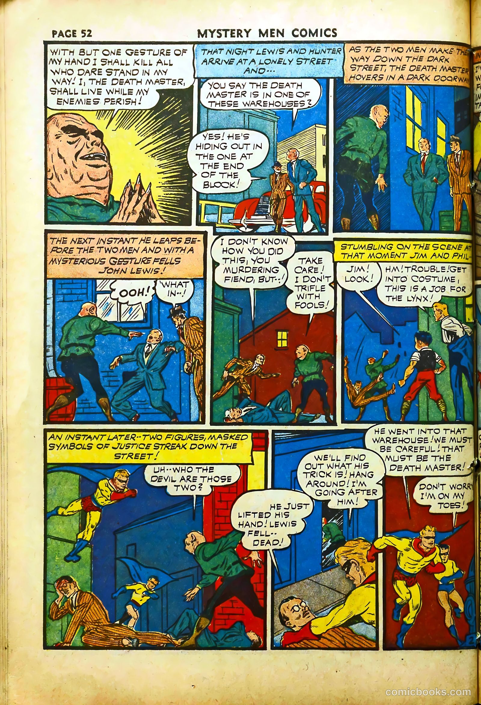 Mystery Men Comics #29 (1941) — page 53 of 67