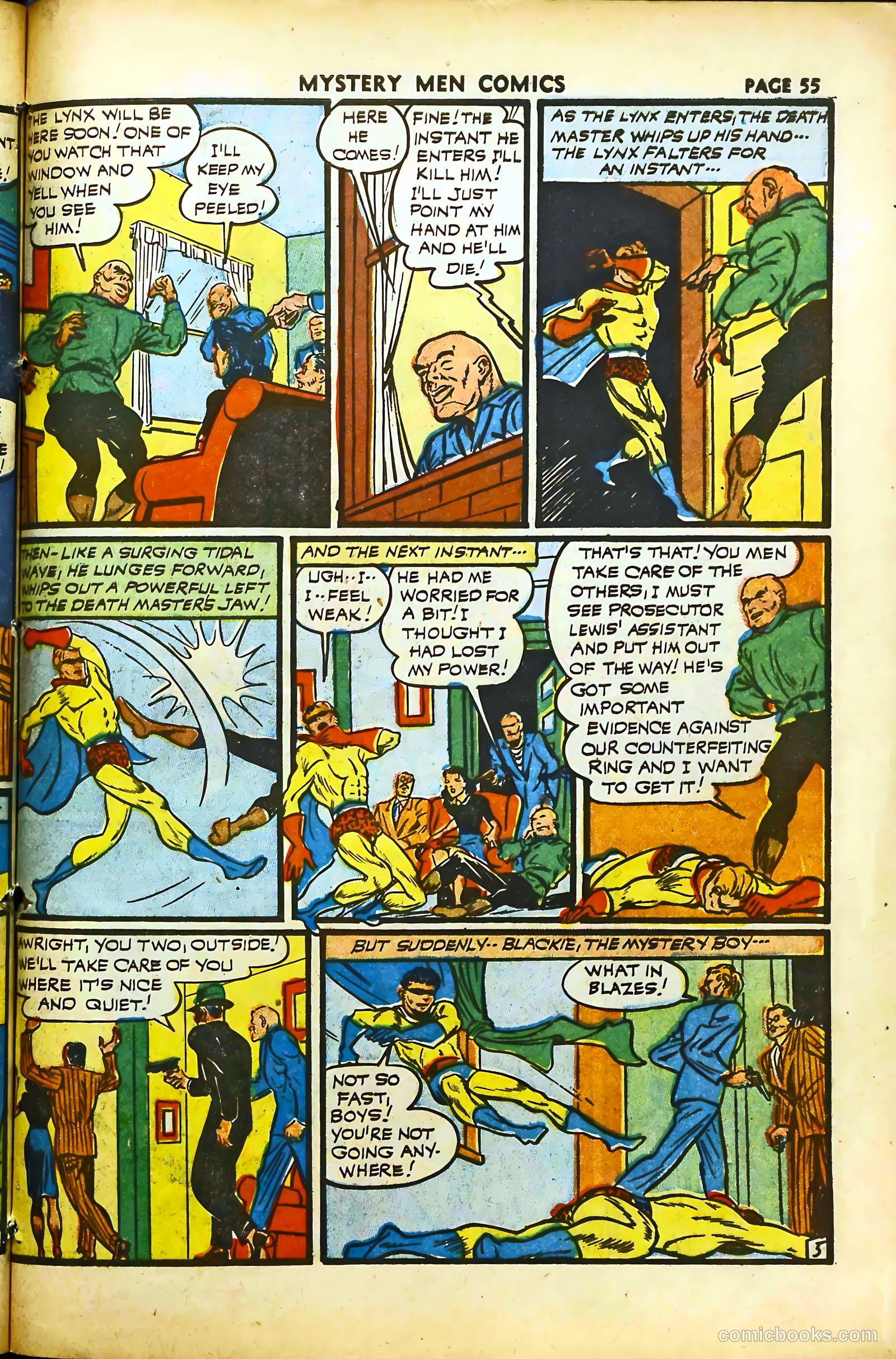 Mystery Men Comics #29 (1941) — page 56 of 67