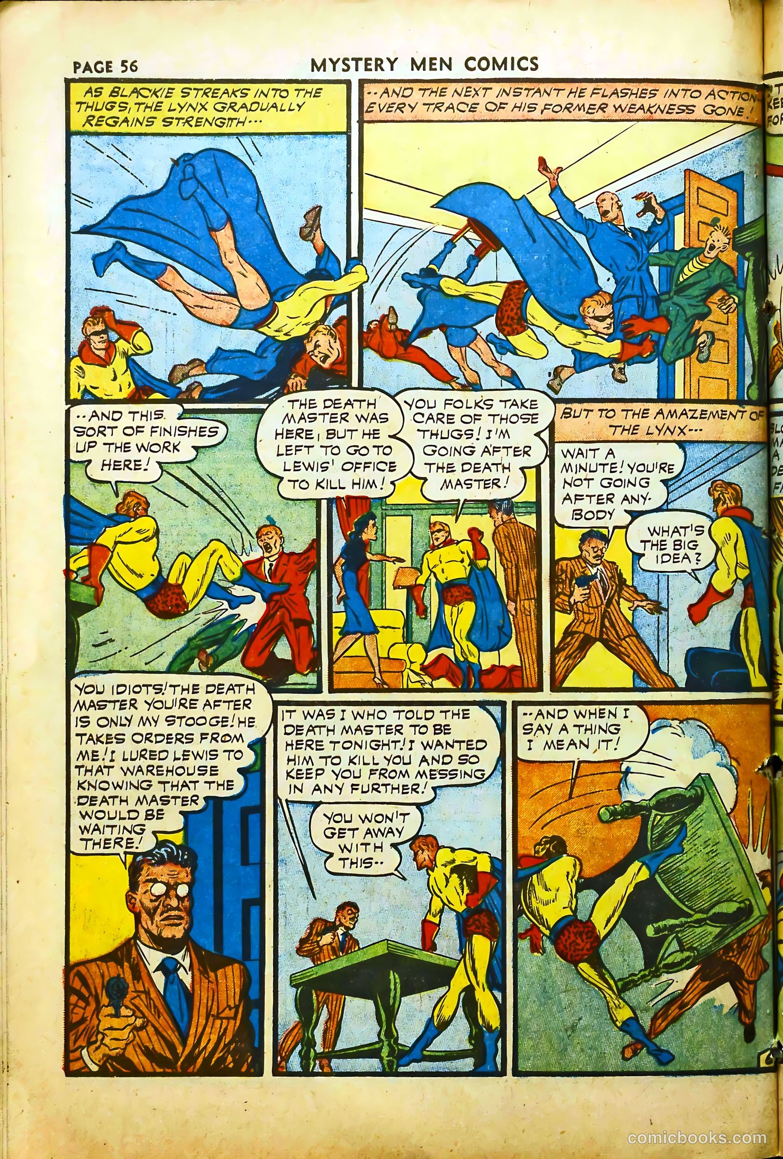 Mystery Men Comics #29 (1941) — page 57 of 67
