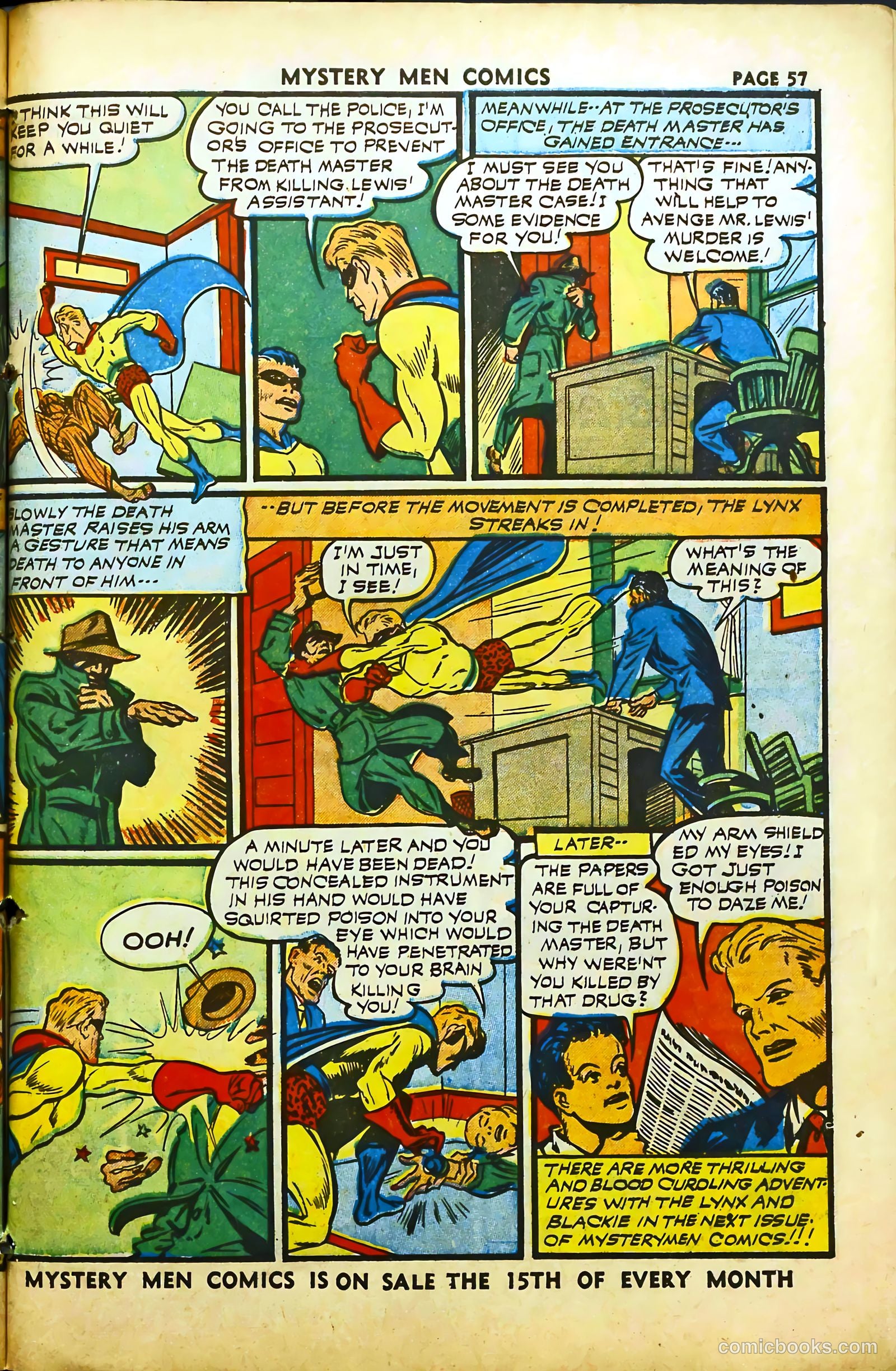 Mystery Men Comics #29 (1941) — page 58 of 67