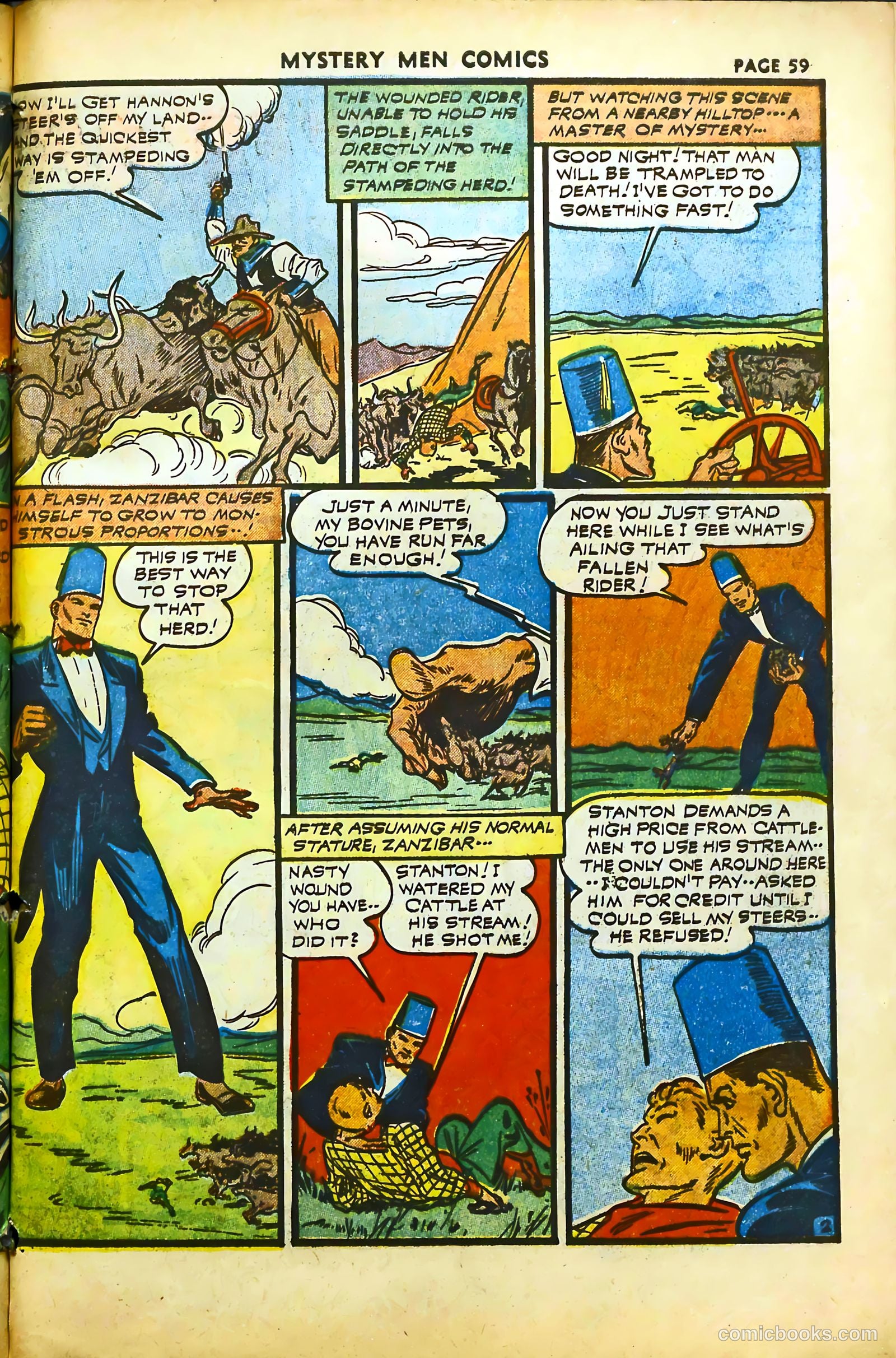 Mystery Men Comics #29 (1941) — page 60 of 67