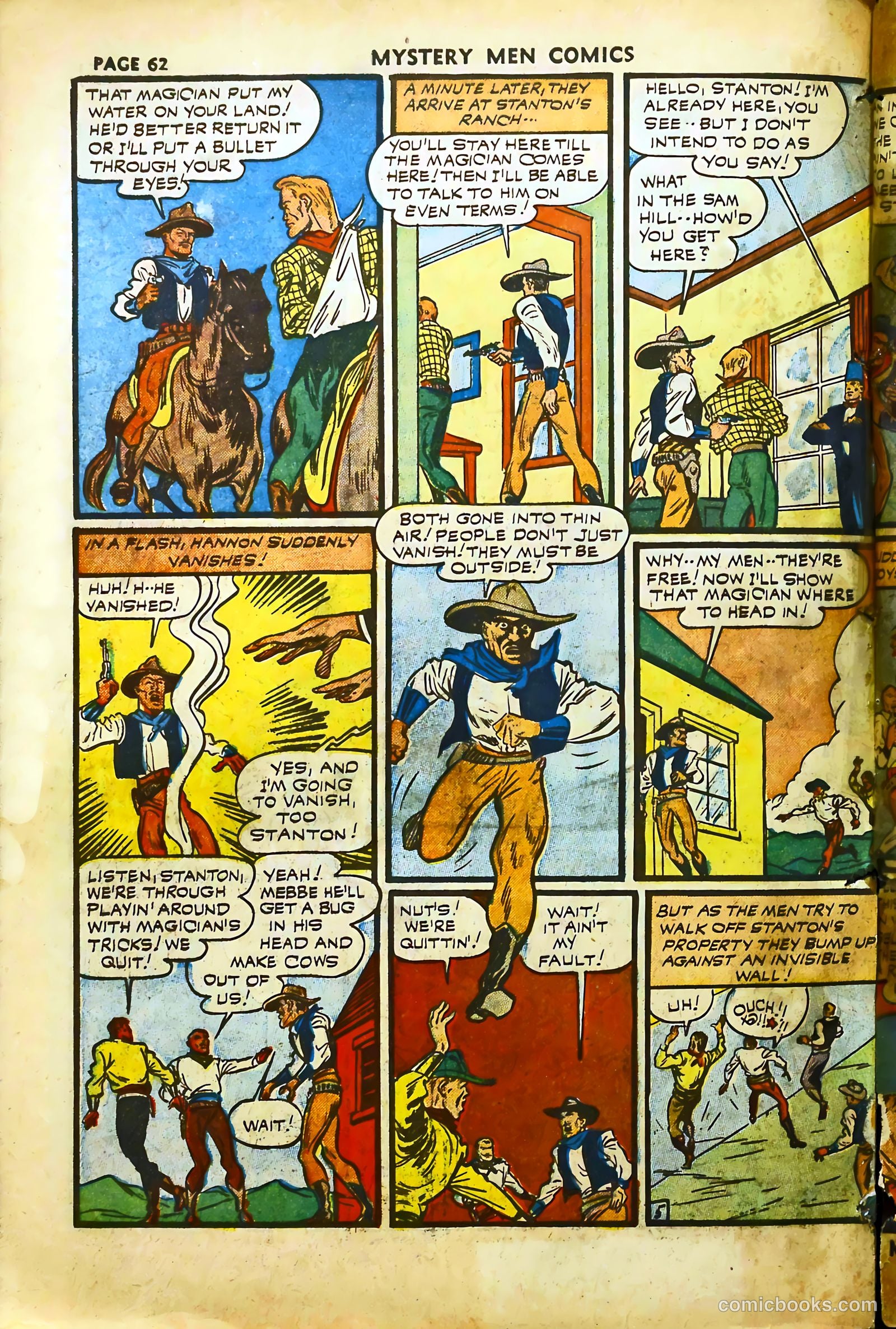 Mystery Men Comics #29 (1941) — page 63 of 67