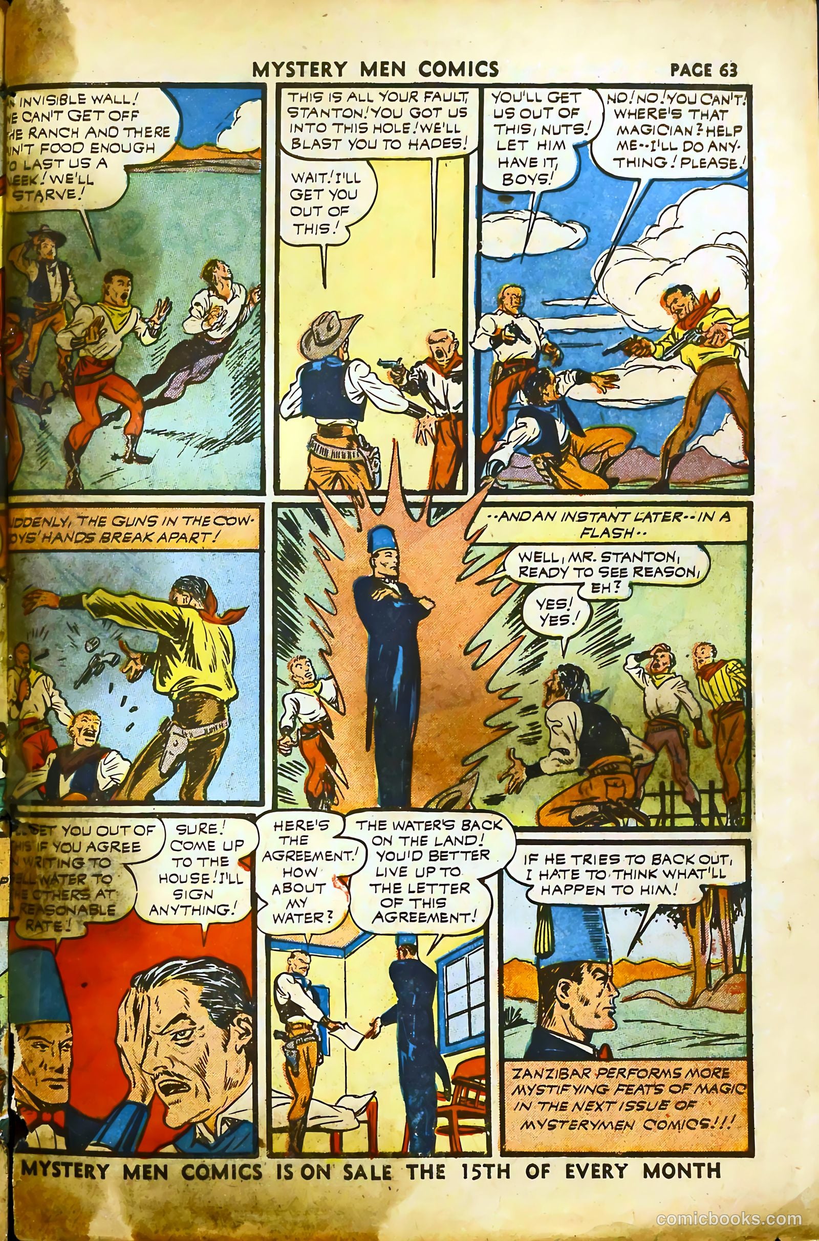 Mystery Men Comics #29 (1941) — page 64 of 67