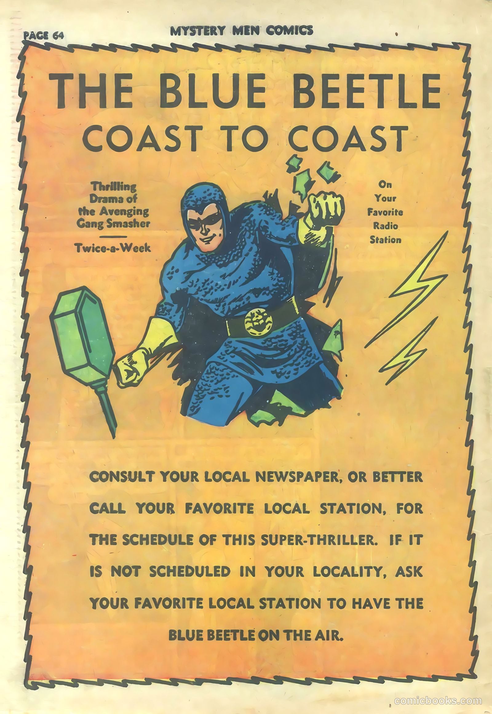 Mystery Men Comics #29 (1941) — page 65 of 67