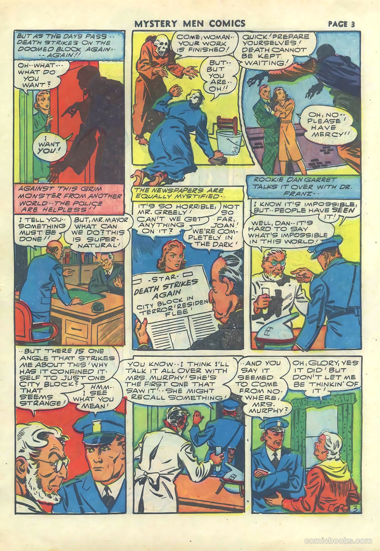 Mystery Men Comics #30 (1941) — page 5 of 68