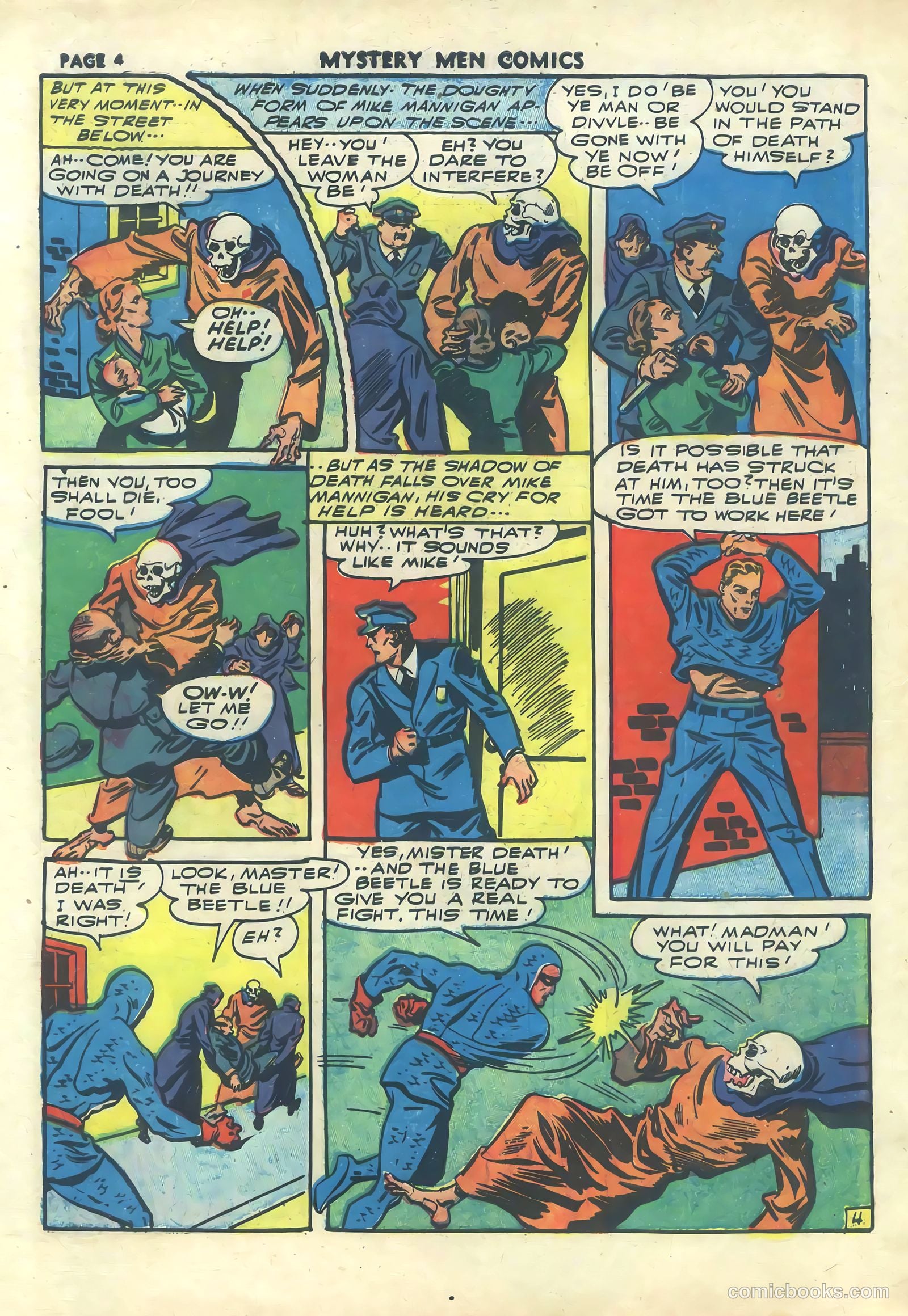 Mystery Men Comics #30 (1941) — page 6 of 68