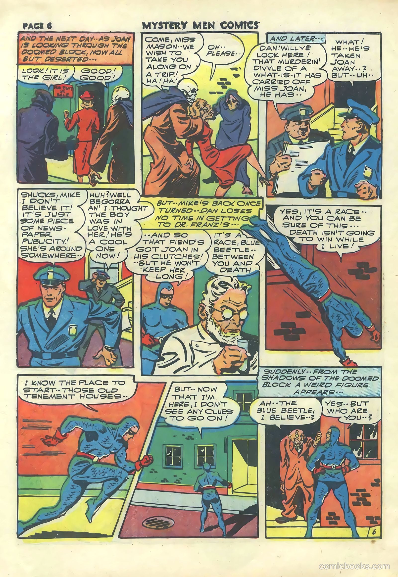 Mystery Men Comics #30 (1941) — page 8 of 68