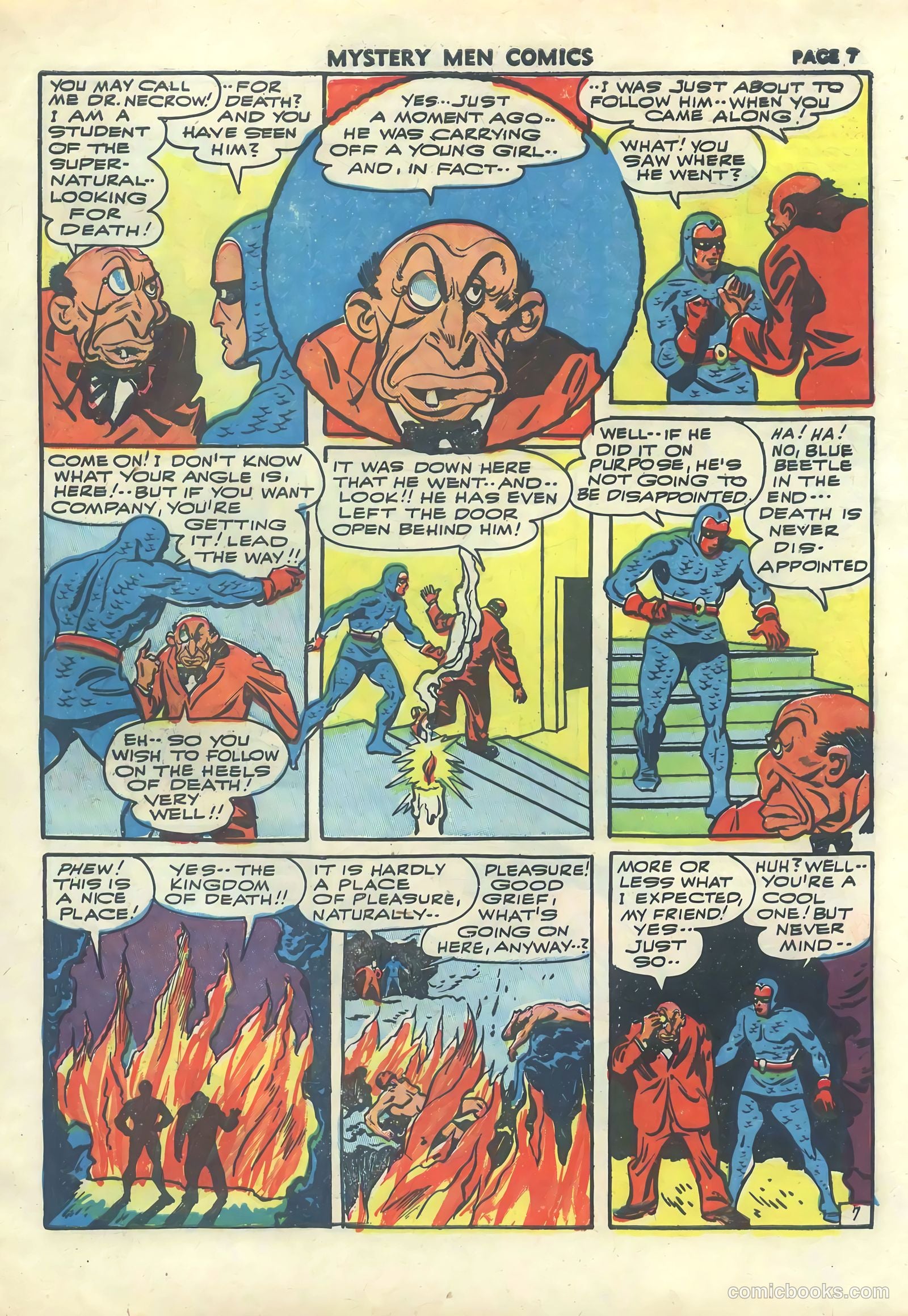 Mystery Men Comics #30 (1941) — page 9 of 68