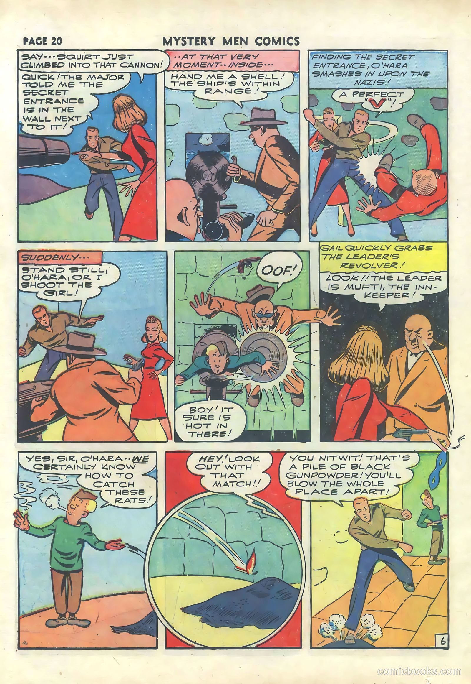 Mystery Men Comics #30 (1941) — page 22 of 68