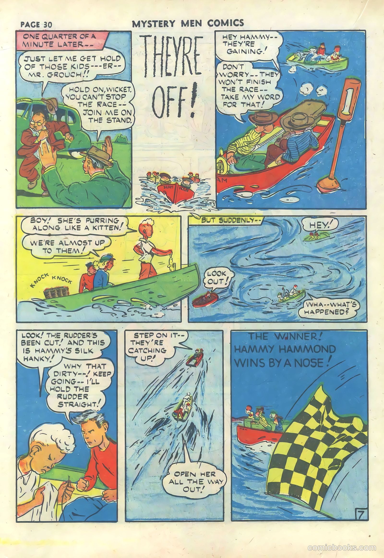 Mystery Men Comics #30 (1941) — page 32 of 68