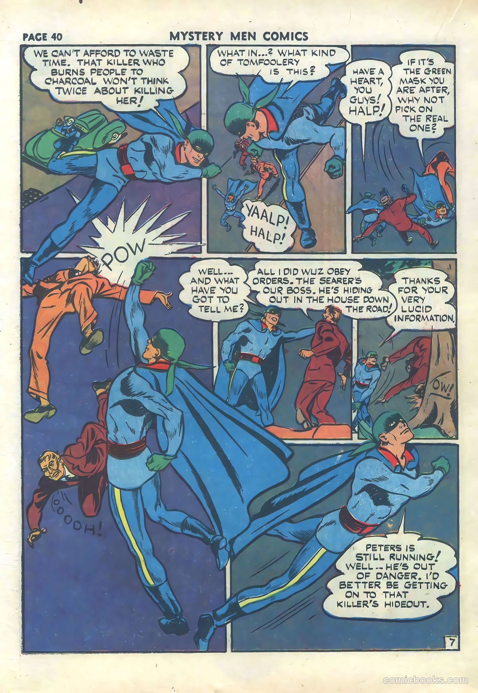 Mystery Men Comics #30 (1941) — page 42 of 68