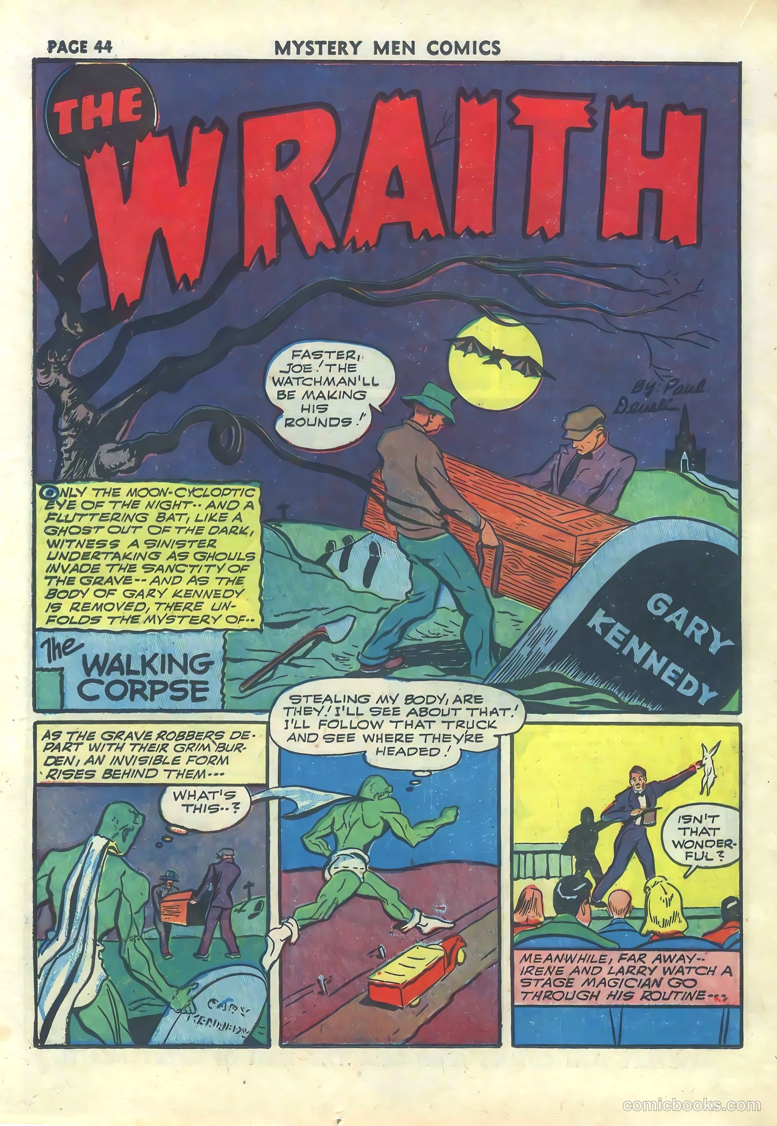 Mystery Men Comics #30 (1941) — page 46 of 68