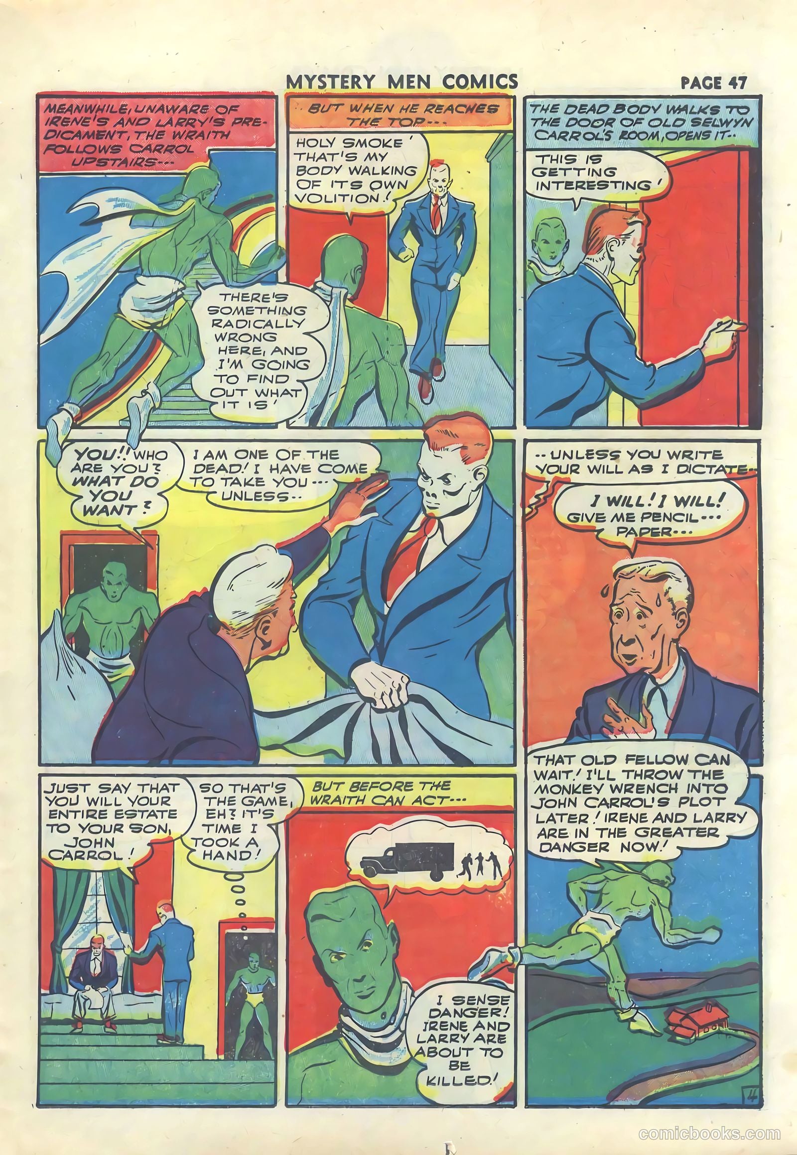 Mystery Men Comics #30 (1941) — page 49 of 68