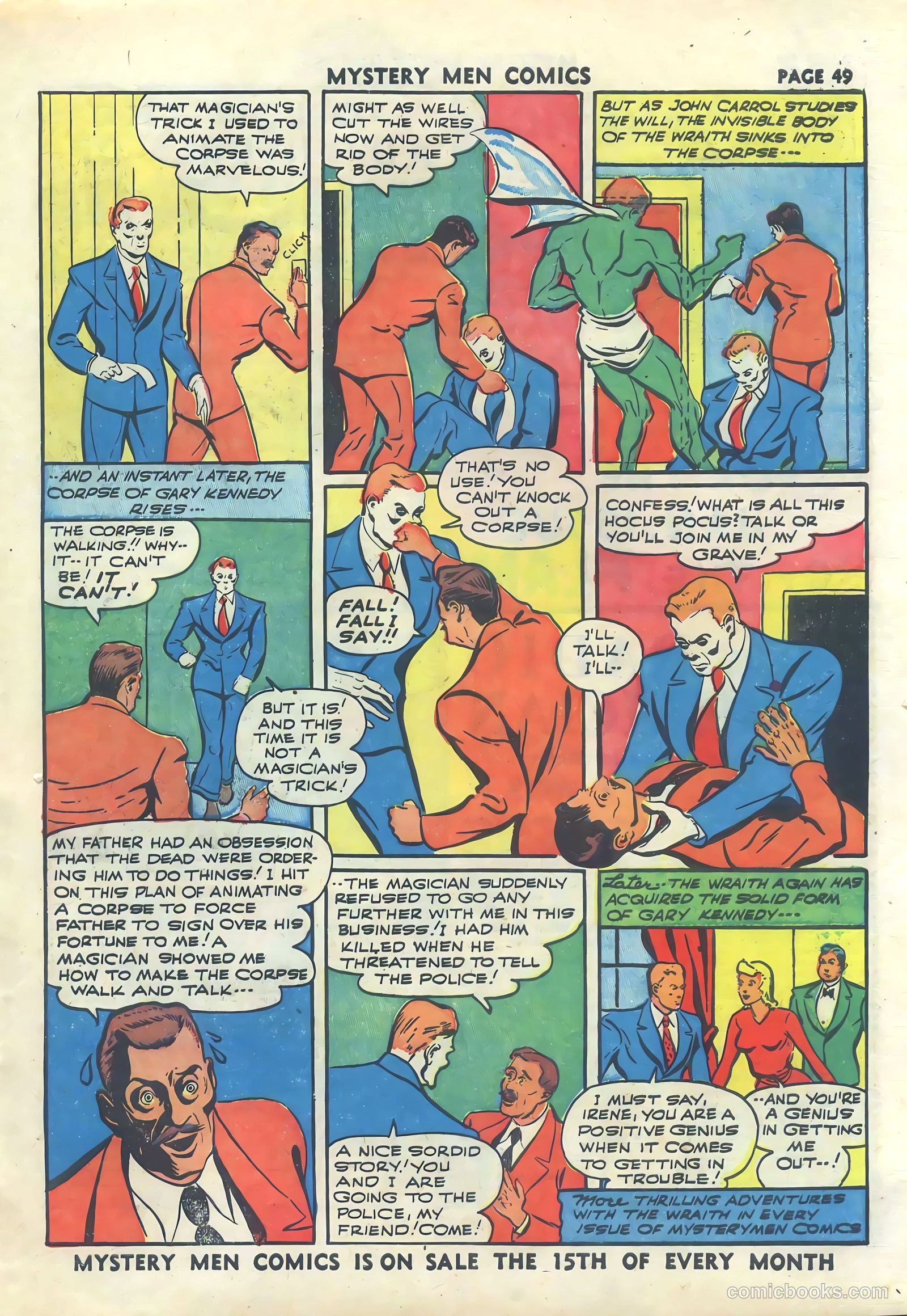 Mystery Men Comics #30 (1941) — page 51 of 68