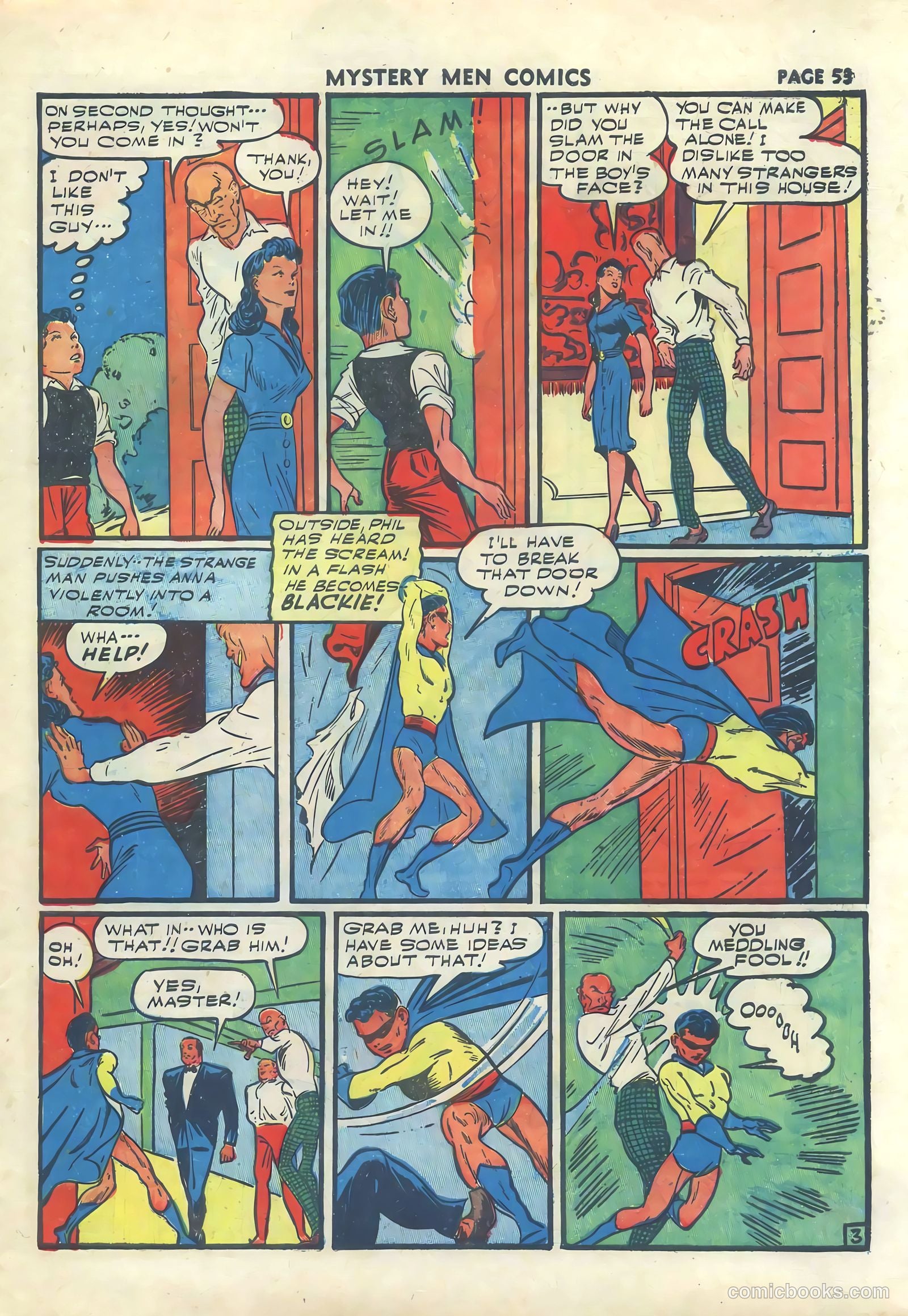 Mystery Men Comics #30 (1941) — page 55 of 68