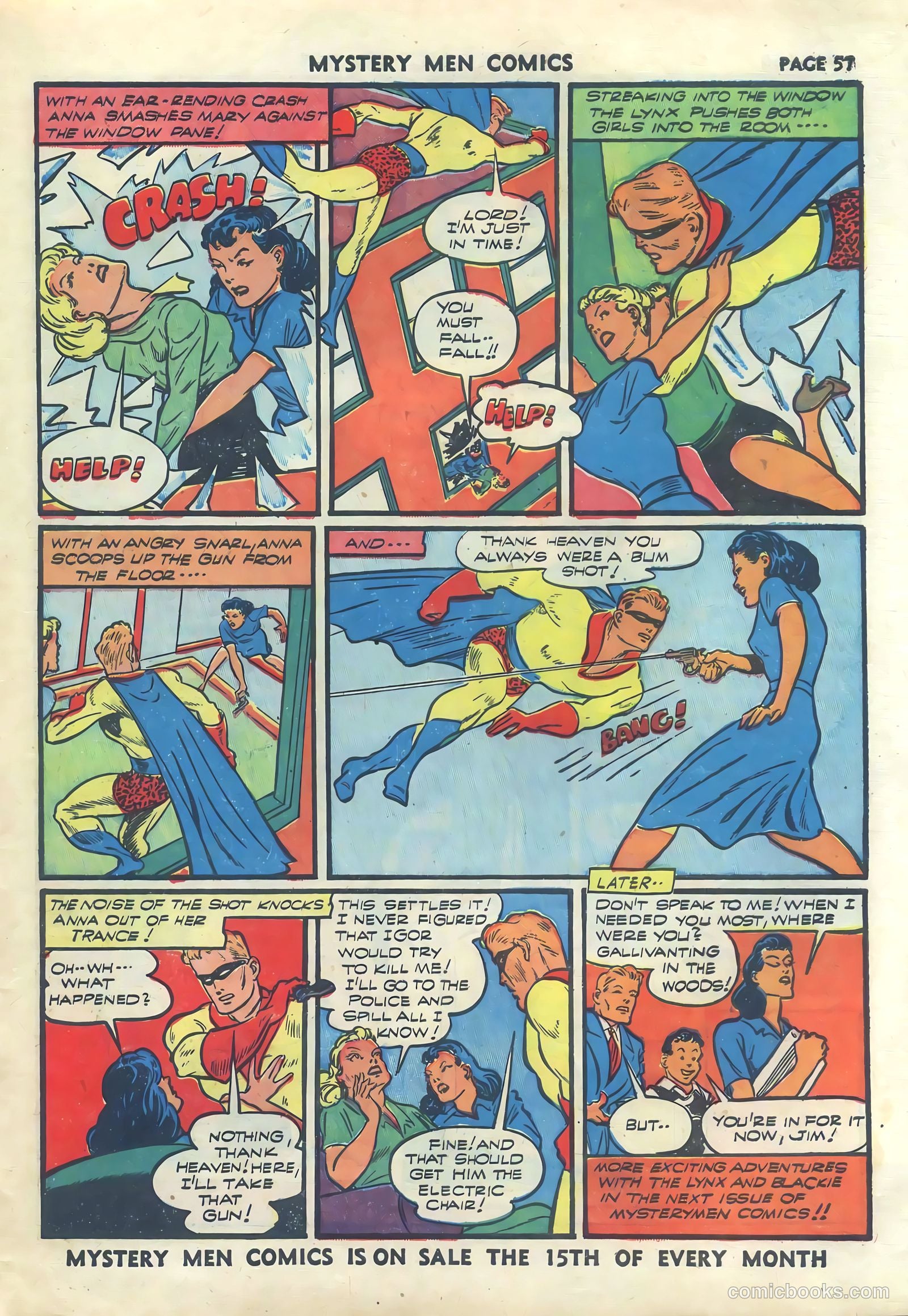 Mystery Men Comics #30 (1941) — page 59 of 68