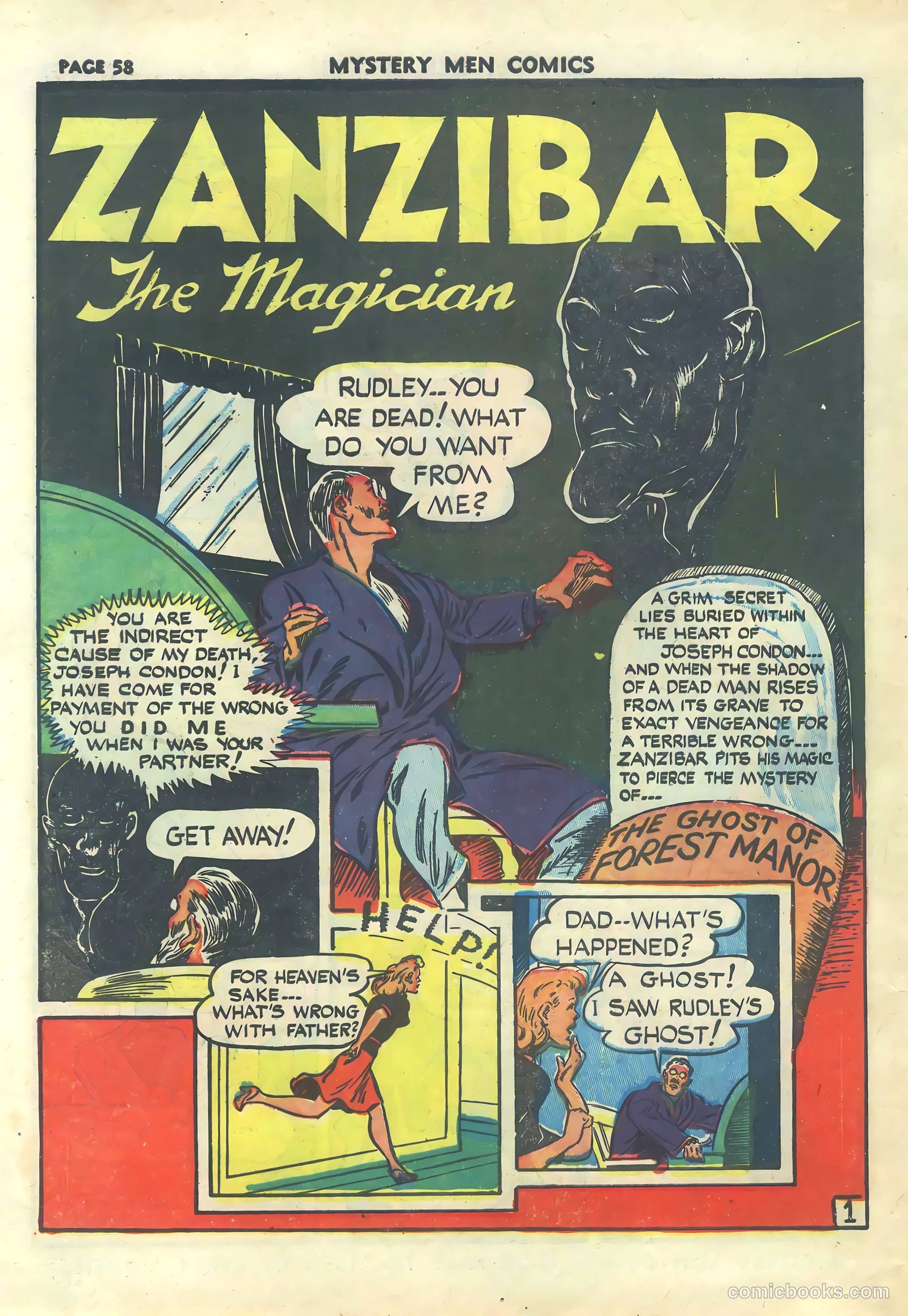 Mystery Men Comics #30 (1941) — page 60 of 68