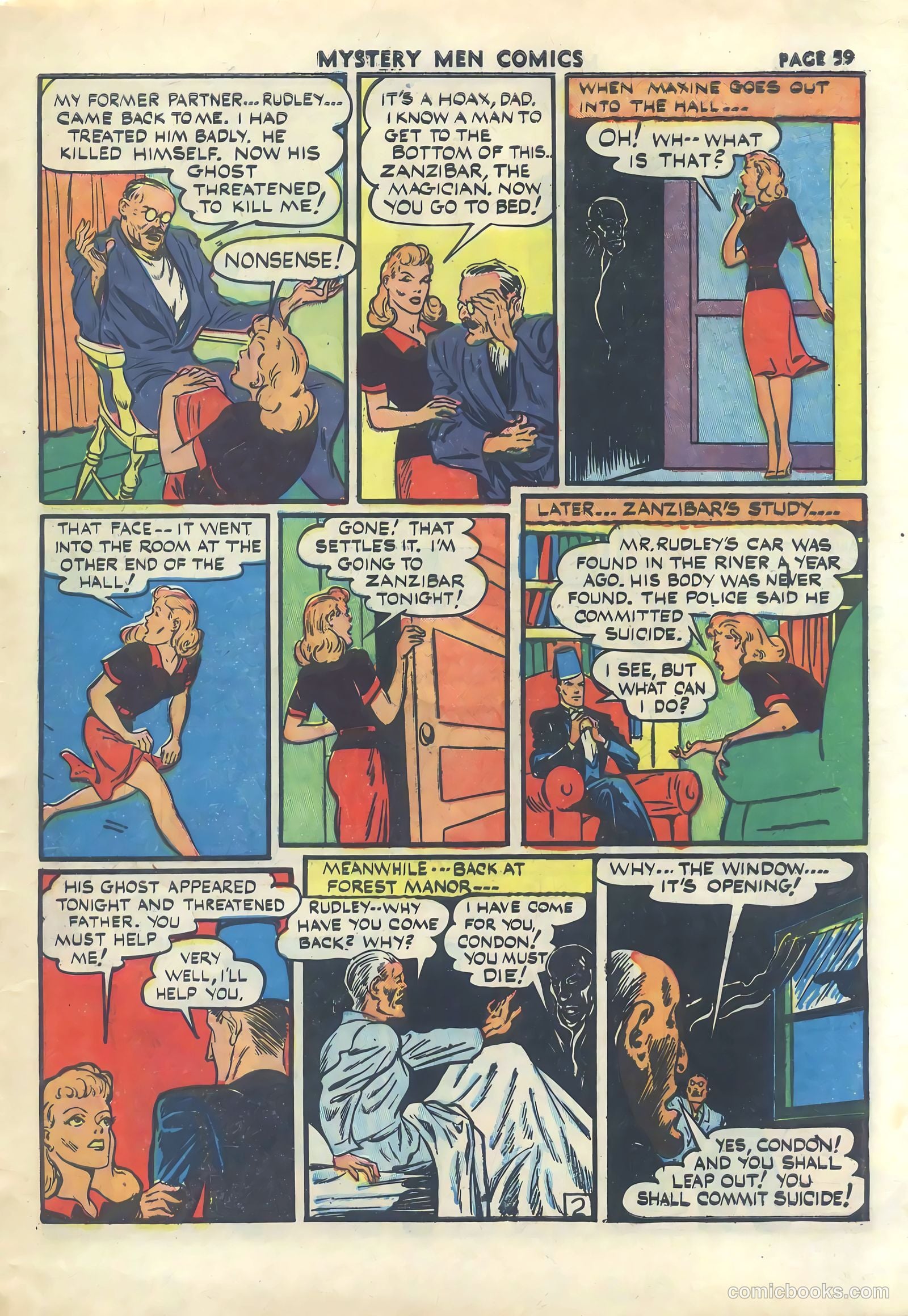 Mystery Men Comics #30 (1941) — page 61 of 68