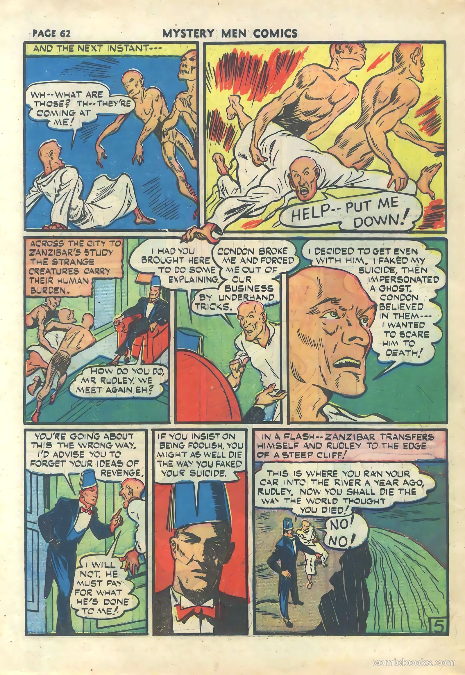 Mystery Men Comics #30 (1941) — page 64 of 68
