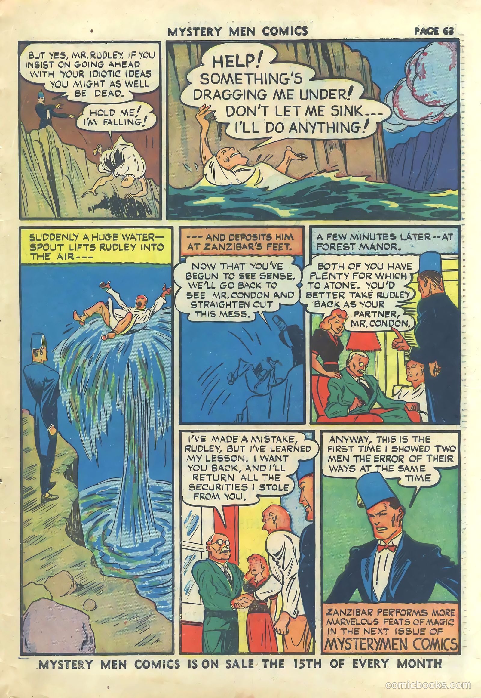Mystery Men Comics #30 (1941) — page 65 of 68