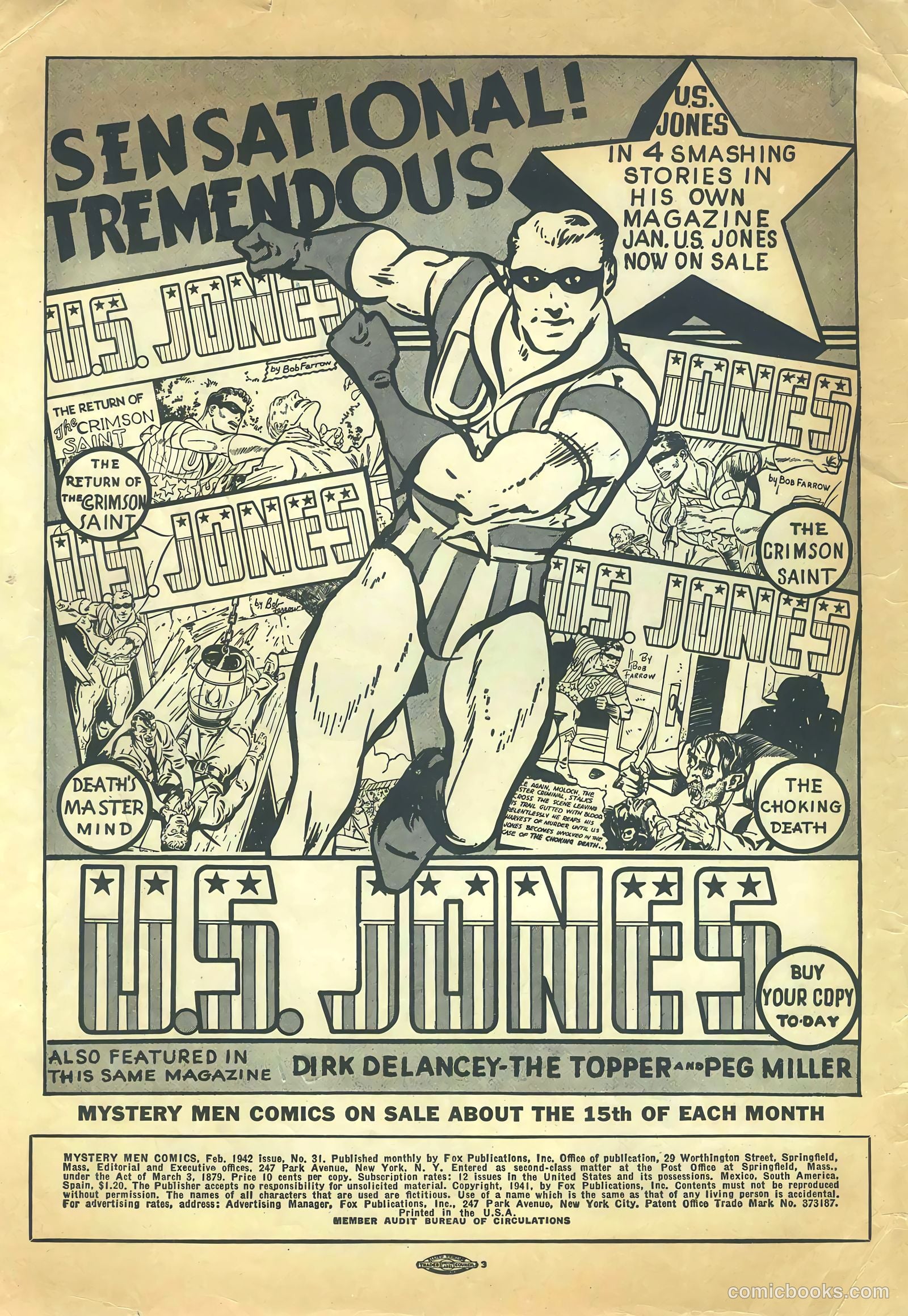 Mystery Men Comics #31 (1942) — page 2 of 69