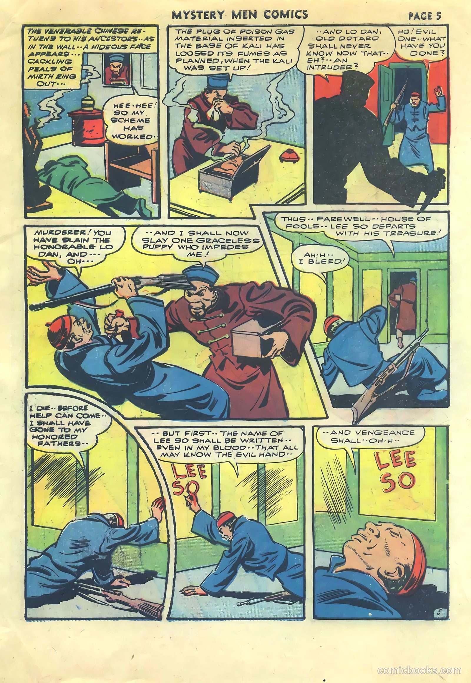 Mystery Men Comics #31 (1942) — page 7 of 69
