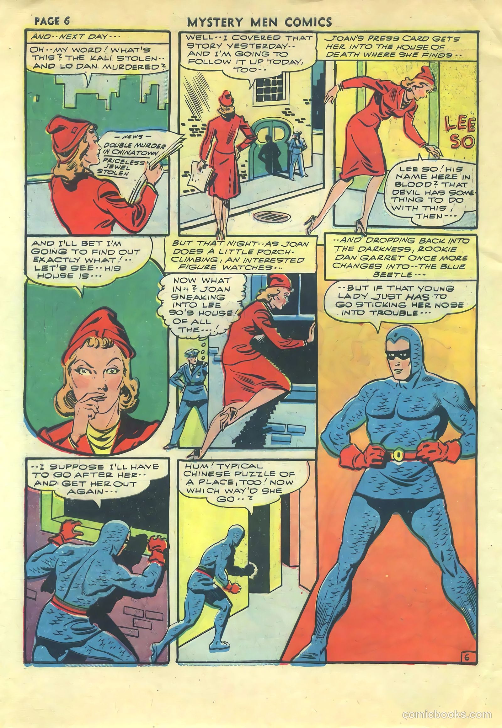 Mystery Men Comics #31 (1942) — page 8 of 69