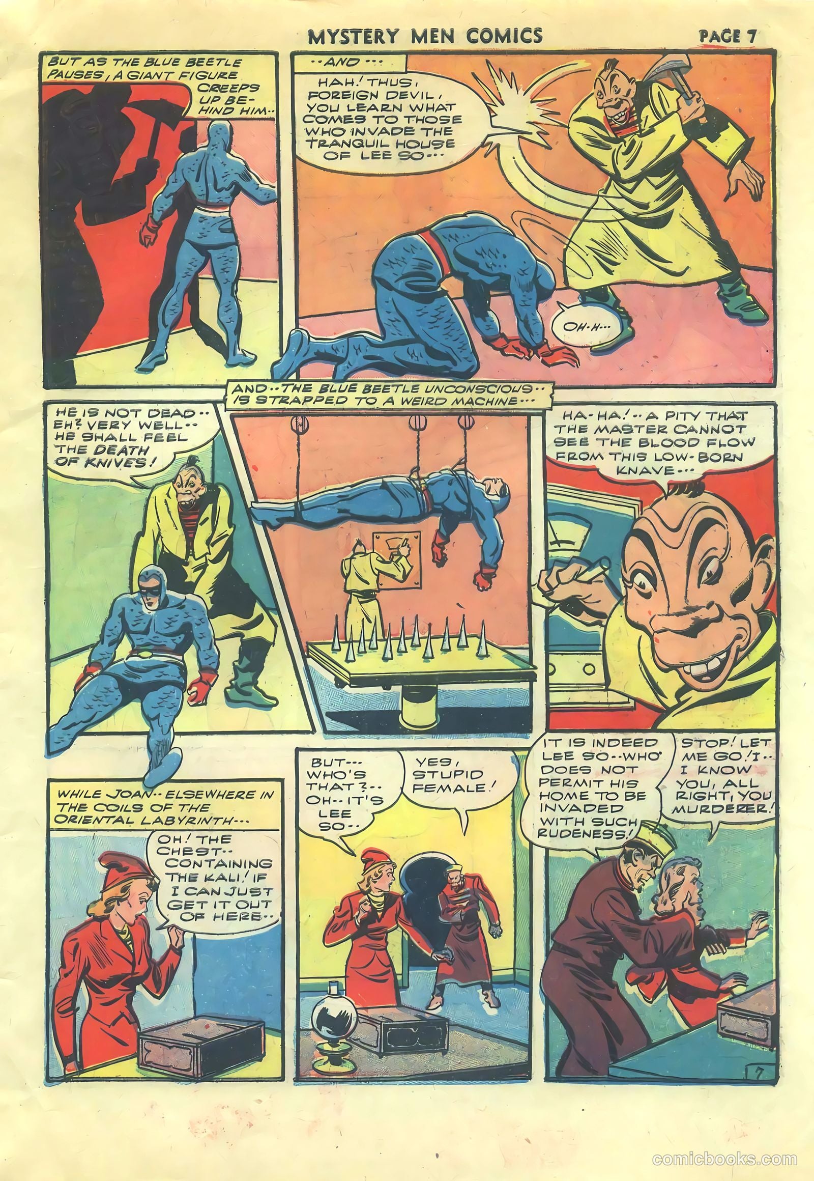 Mystery Men Comics #31 (1942) — page 9 of 69