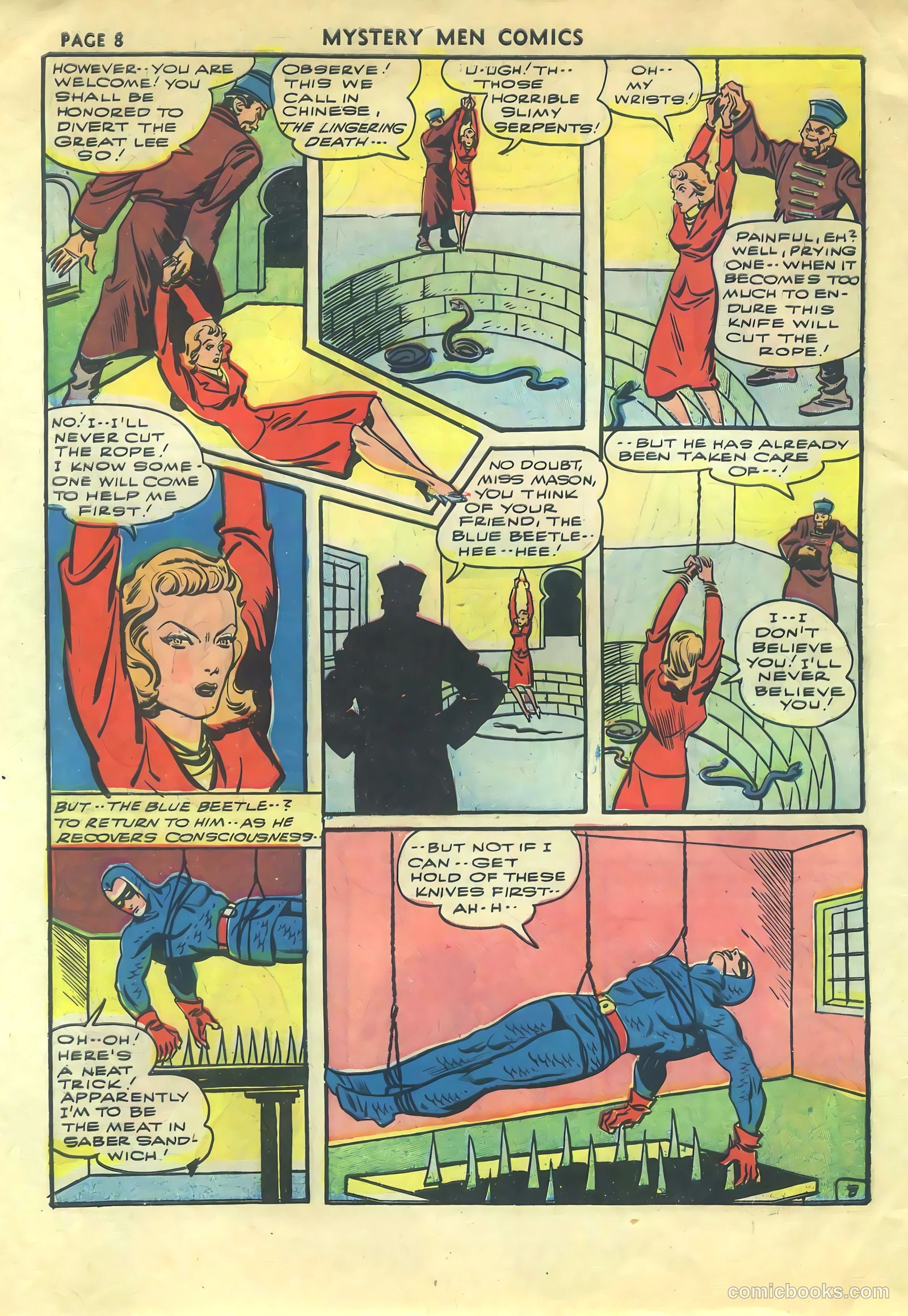 Mystery Men Comics #31 (1942) — page 10 of 69