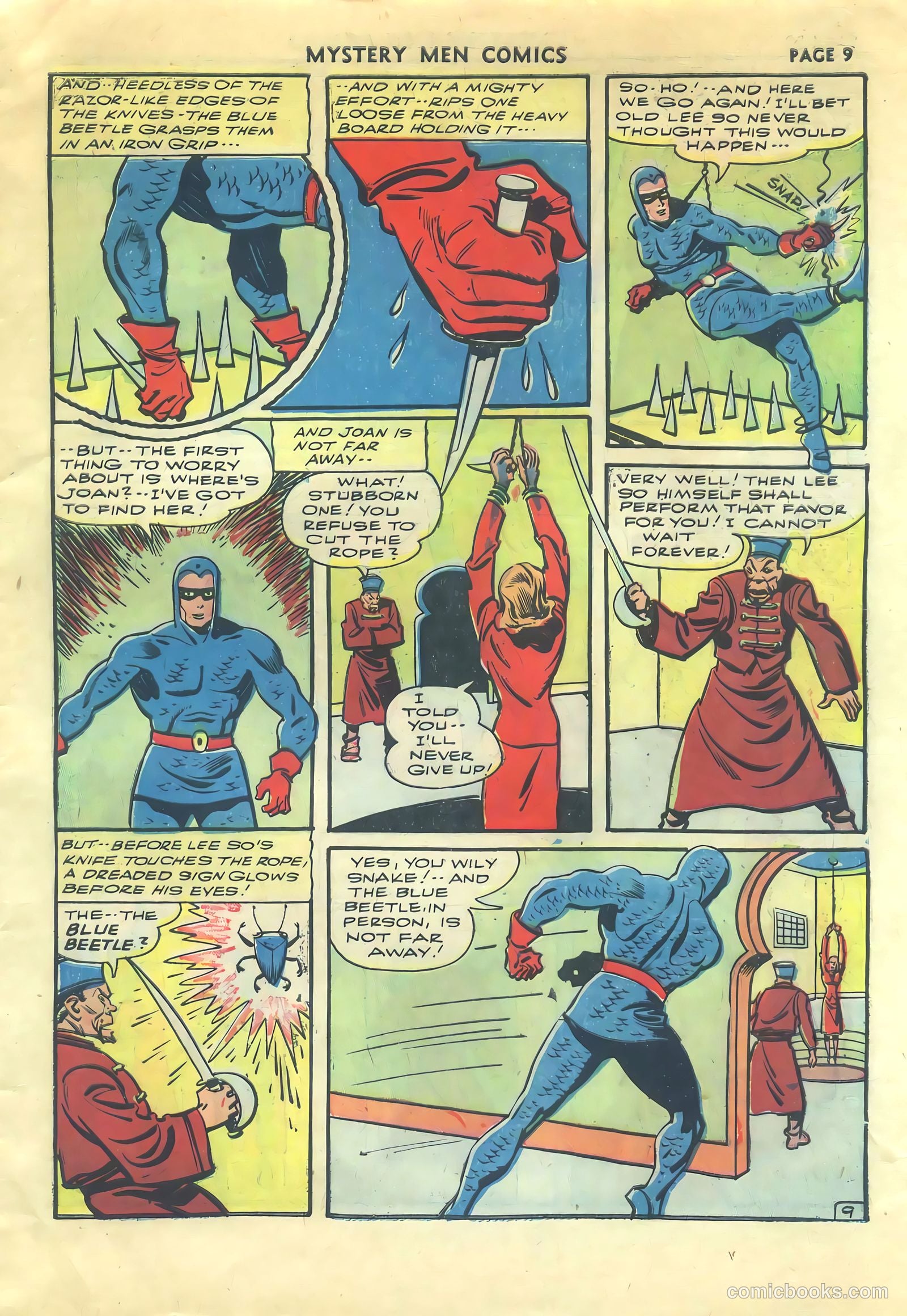 Mystery Men Comics #31 (1942) — page 11 of 69