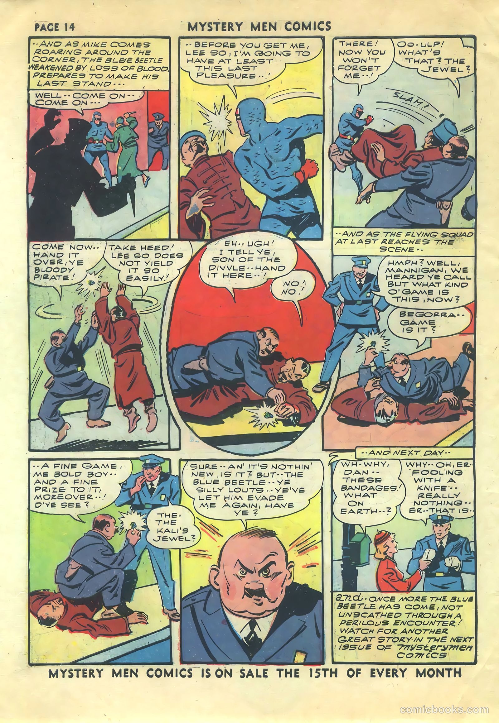 Mystery Men Comics #31 (1942) — page 16 of 69